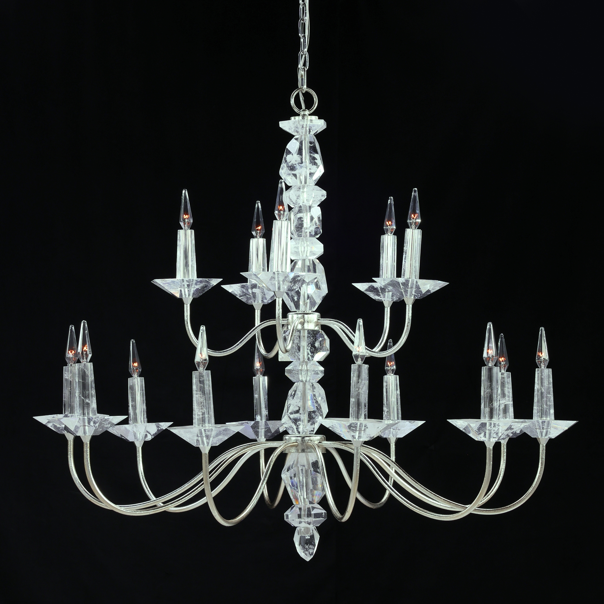 Vitra Fifteen-Light Two-Tier Chandelier