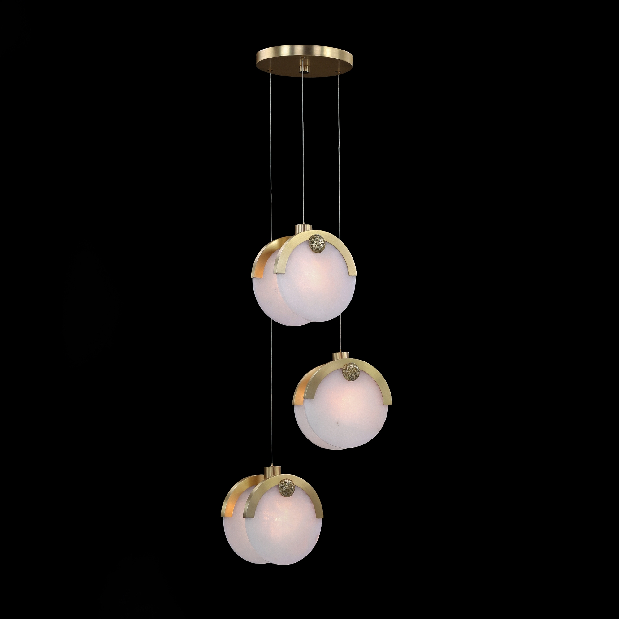 Astralis Three-Light Pendant Chandelier
