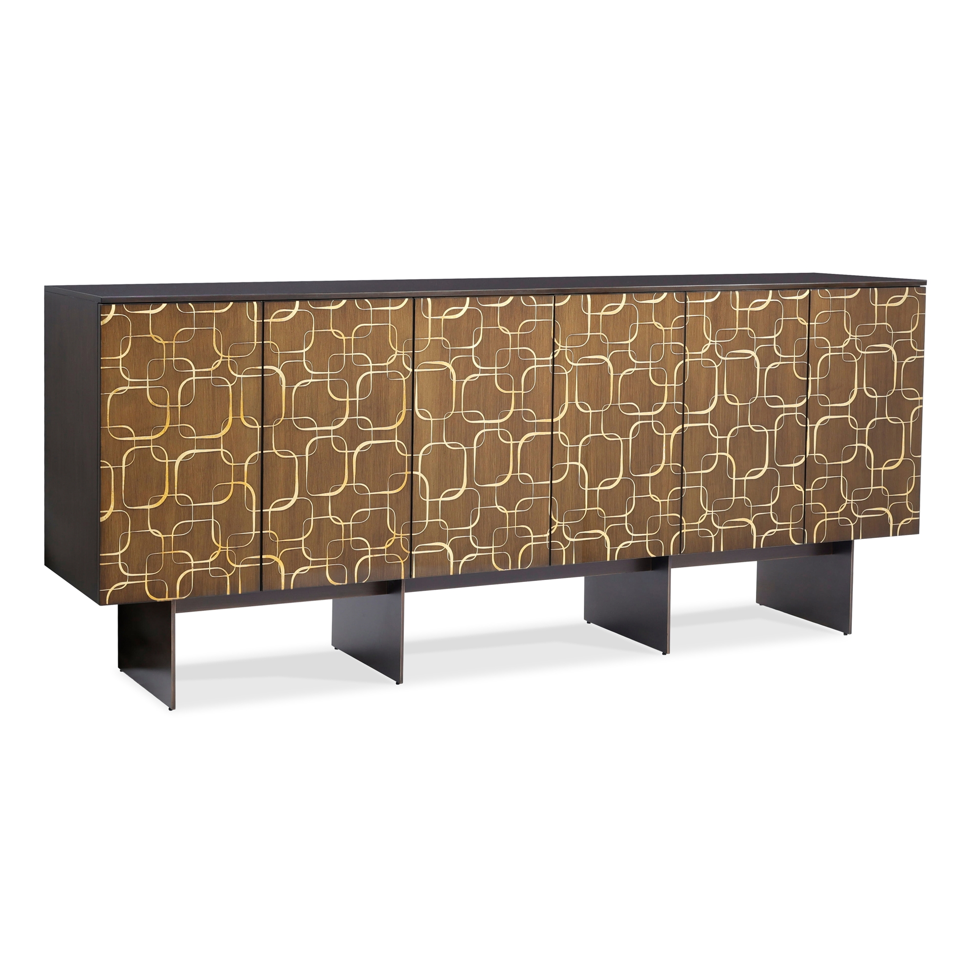 Plaza Six-Door Sideboard, Espresso