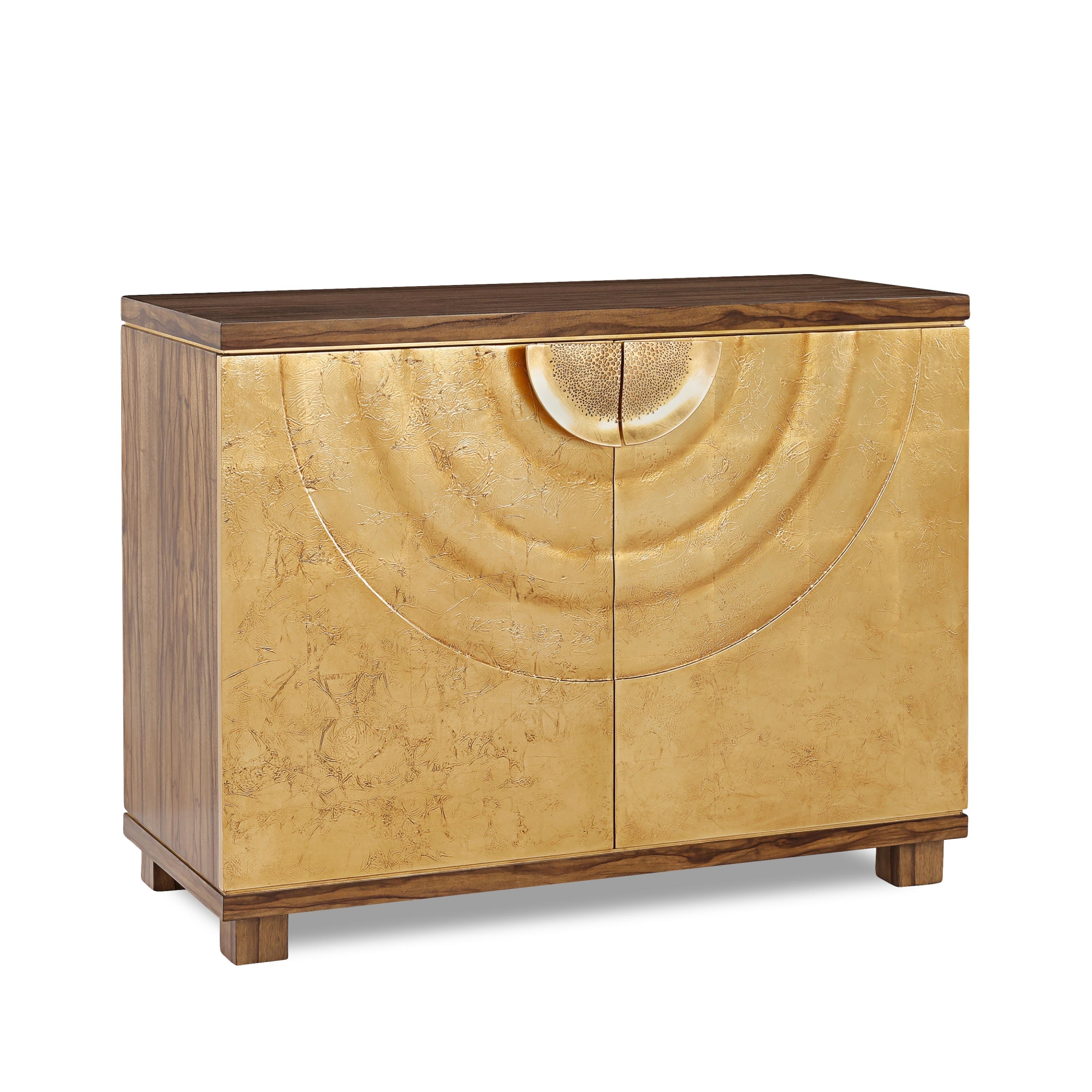 Gilded Arc Two-Door Cabinet