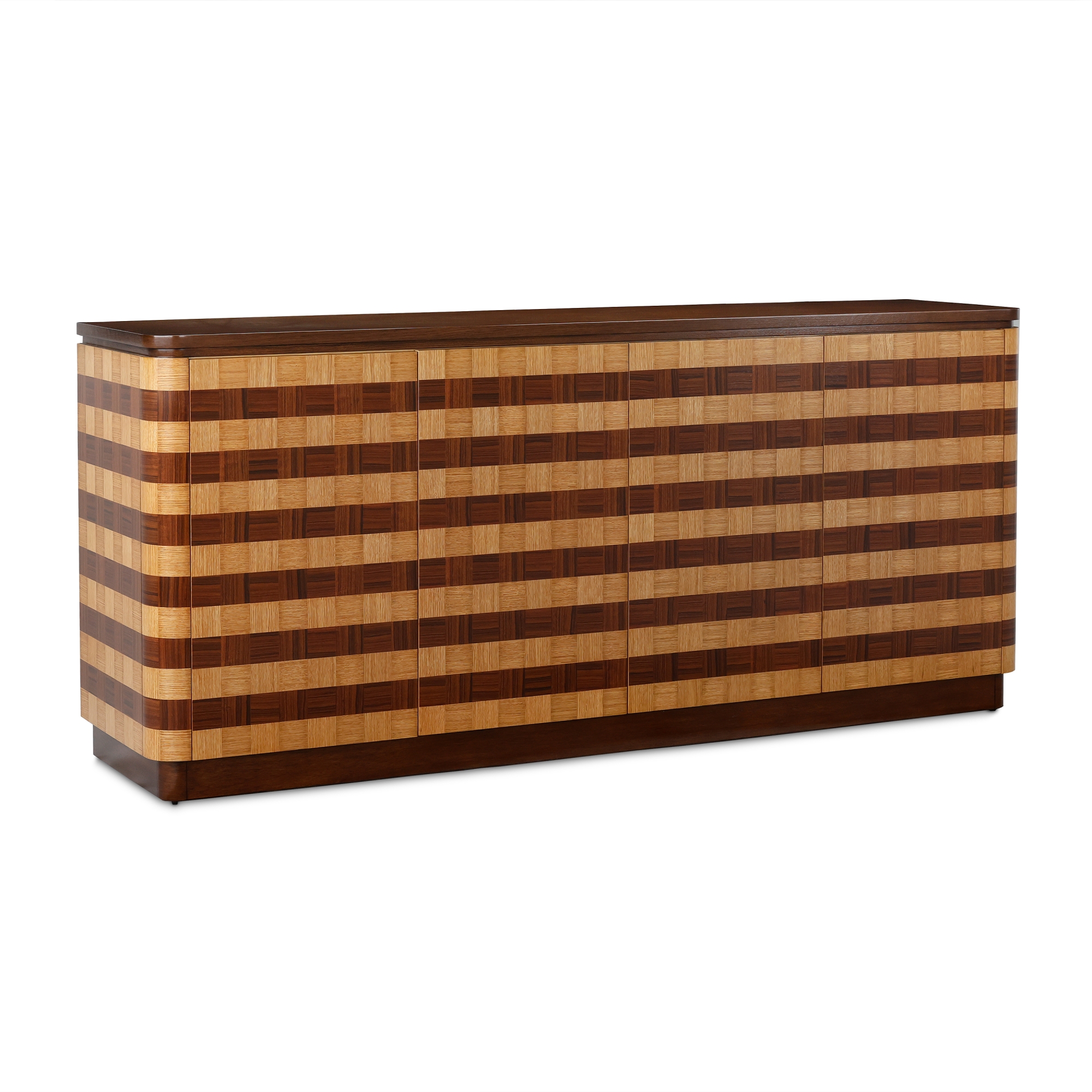 Stripe Four-Door Credenza