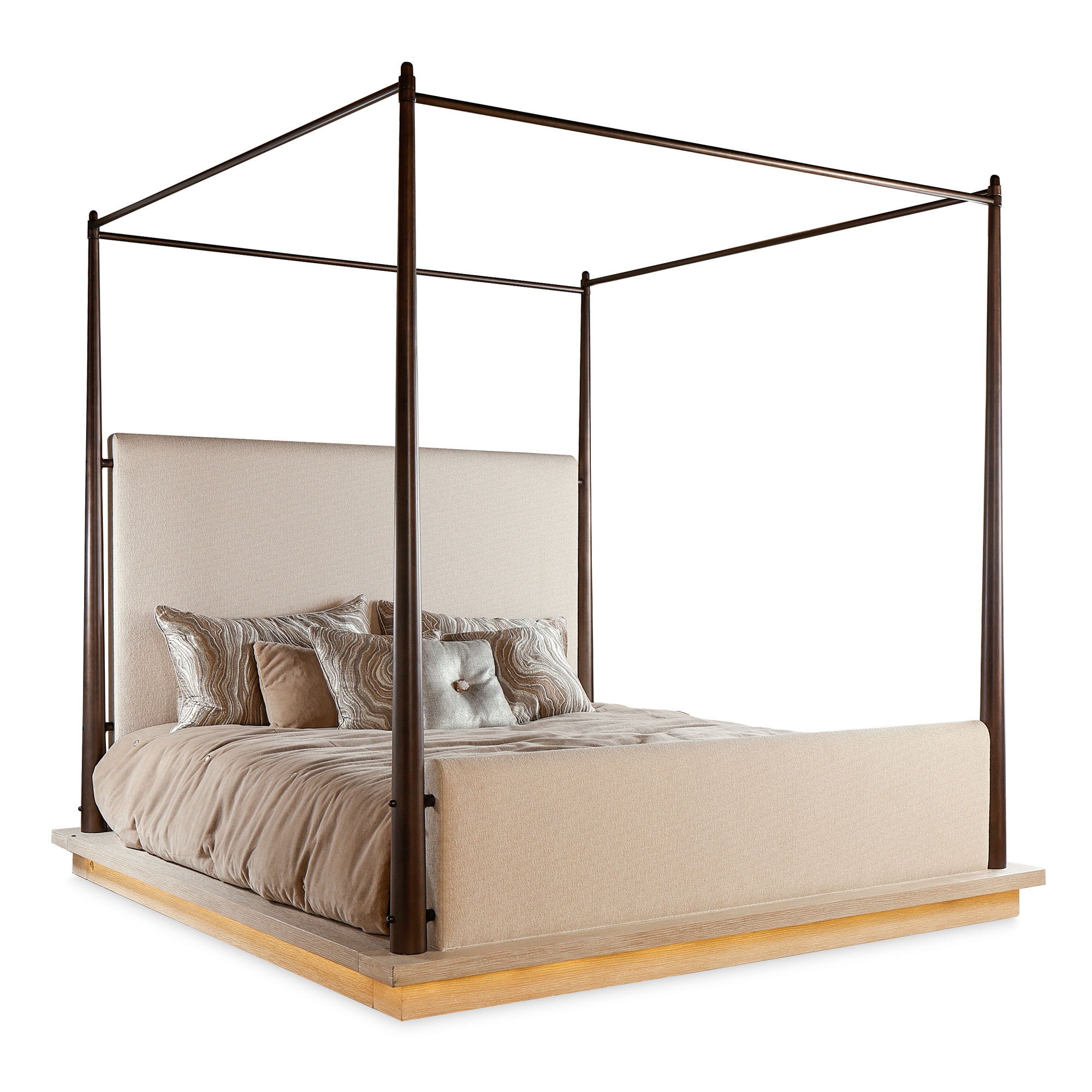 Gideon Lighted King Bed