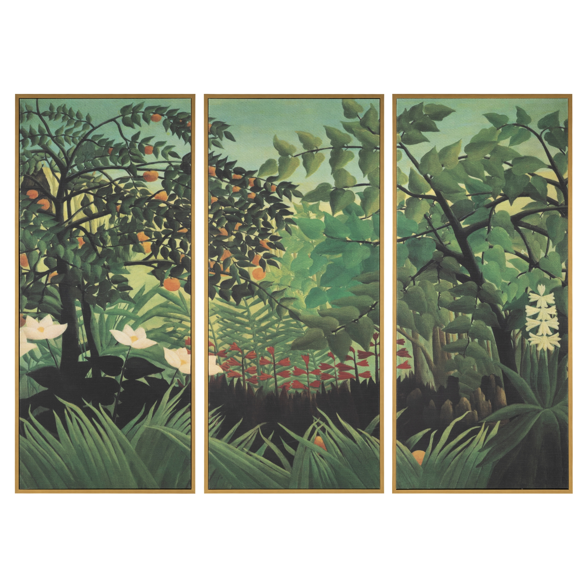 Henri Rosseau's Outlook, Set of 3