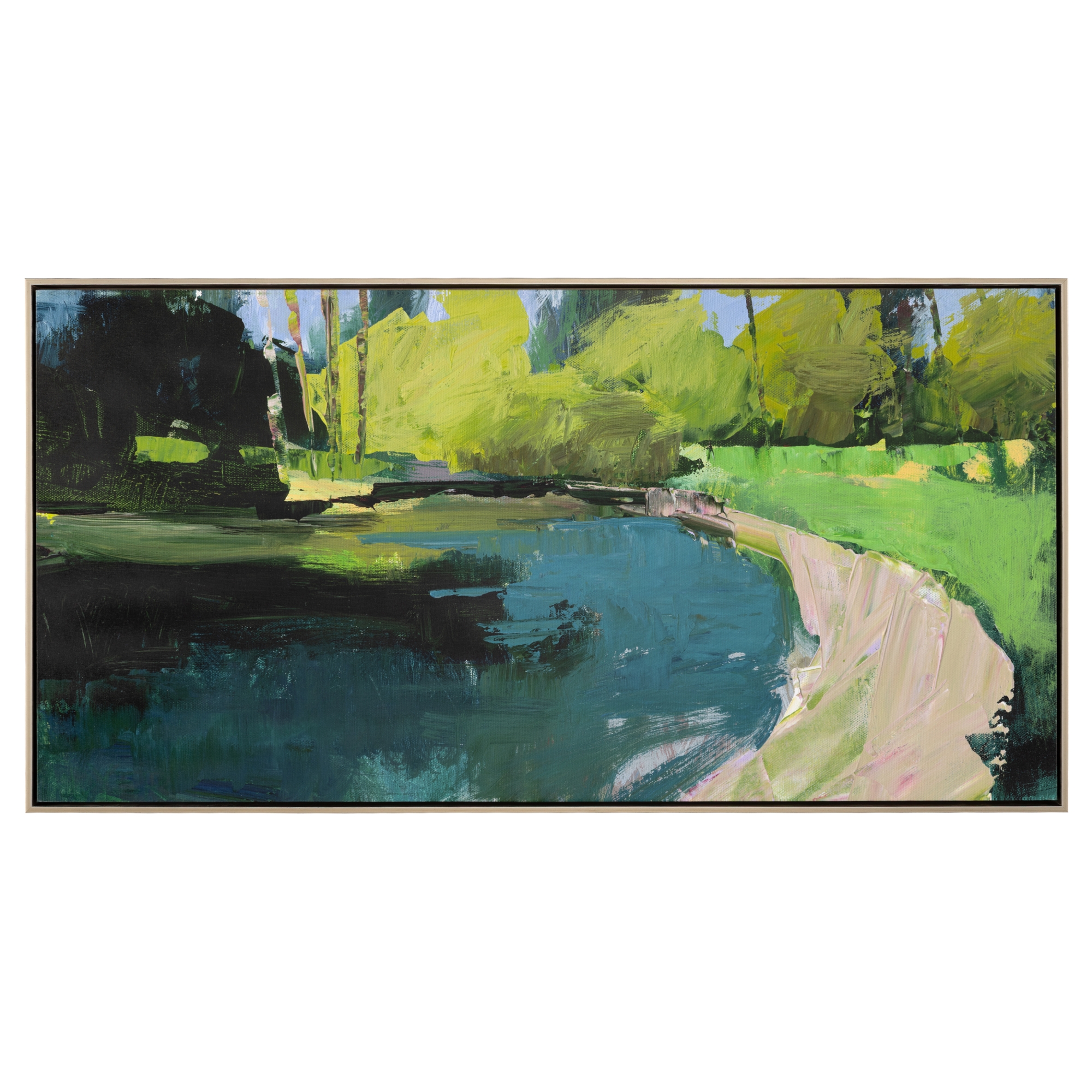 Janet Dyer's Pond with Yellow Trees