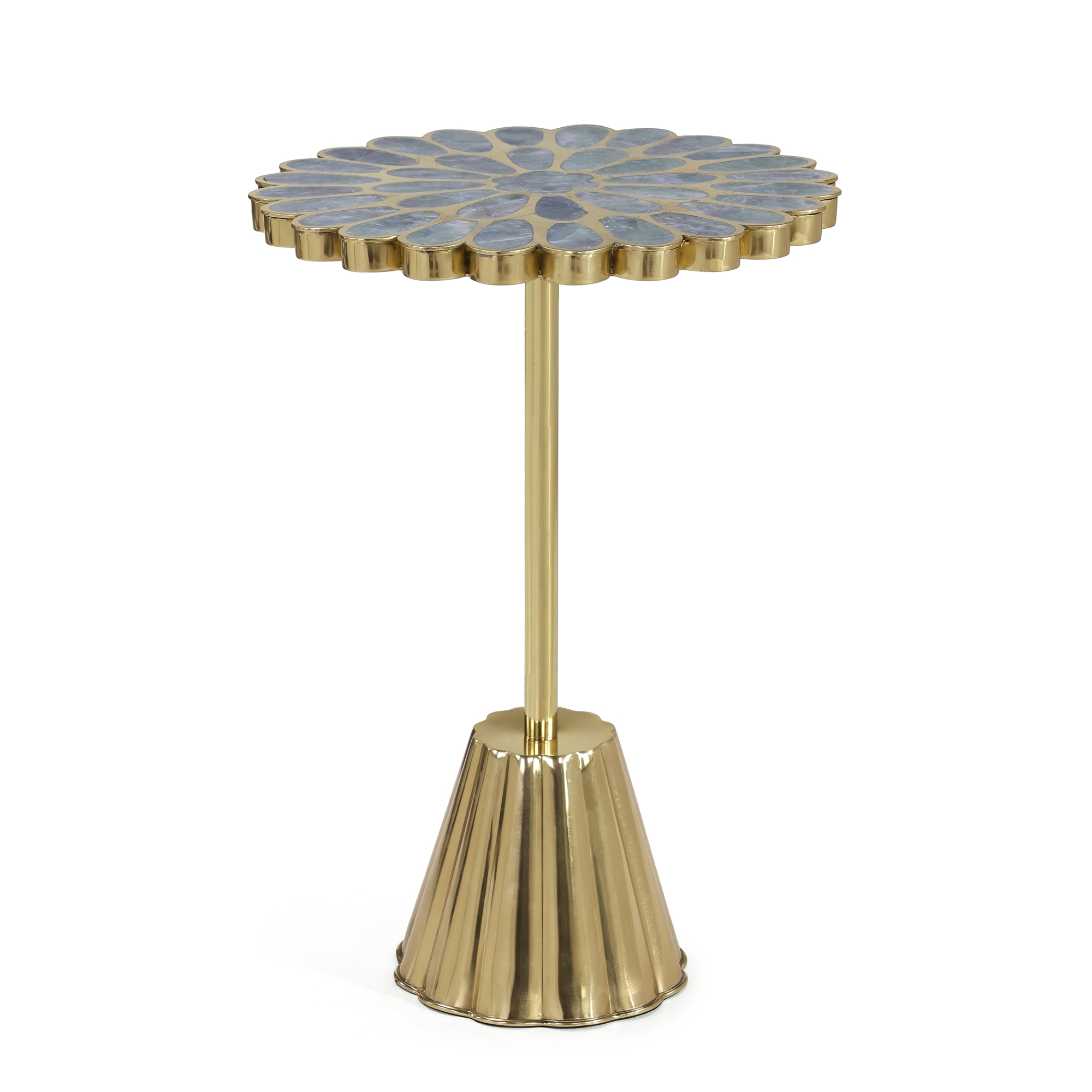 Peony Accent Table, Light Green