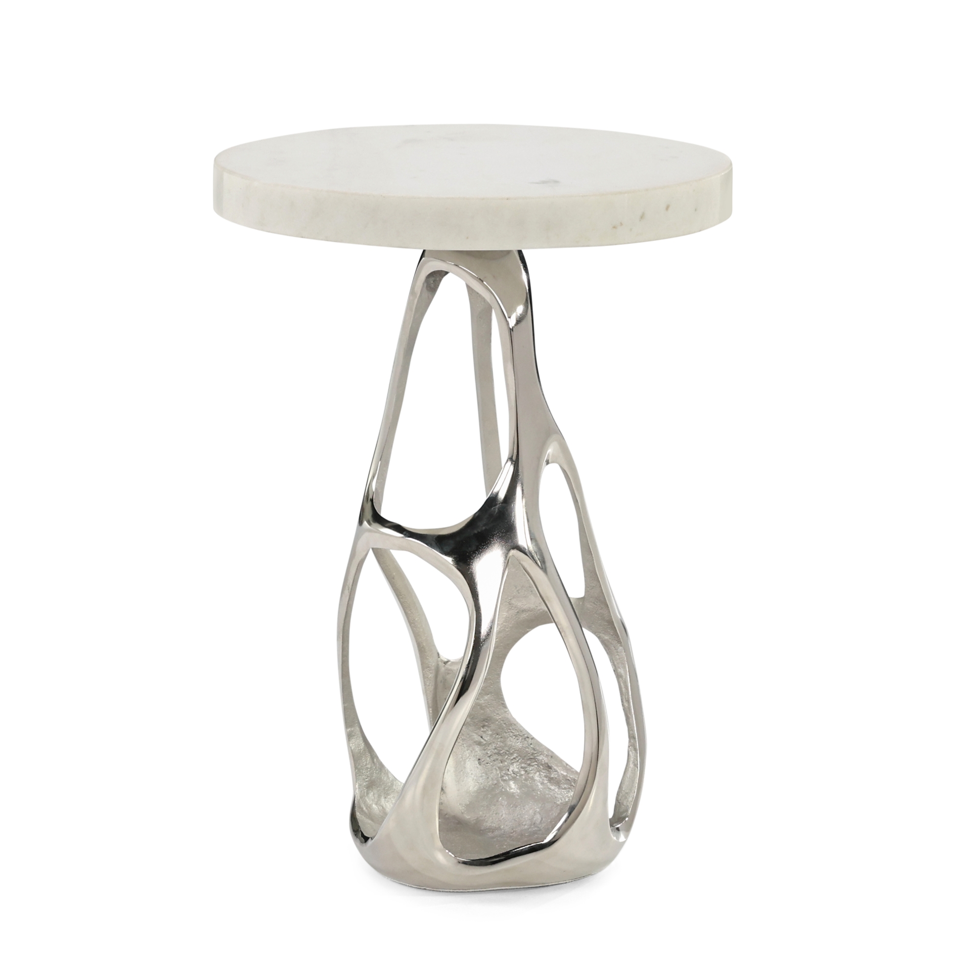 Nexus Side Table, Nickel