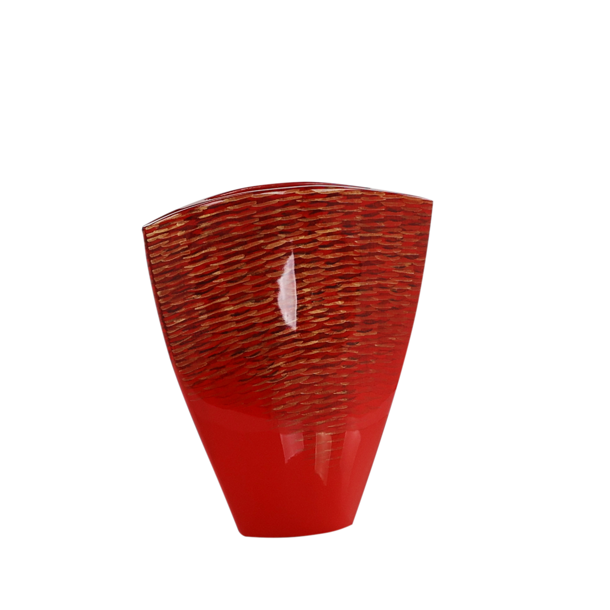 Scarlet Scales Vase, Small