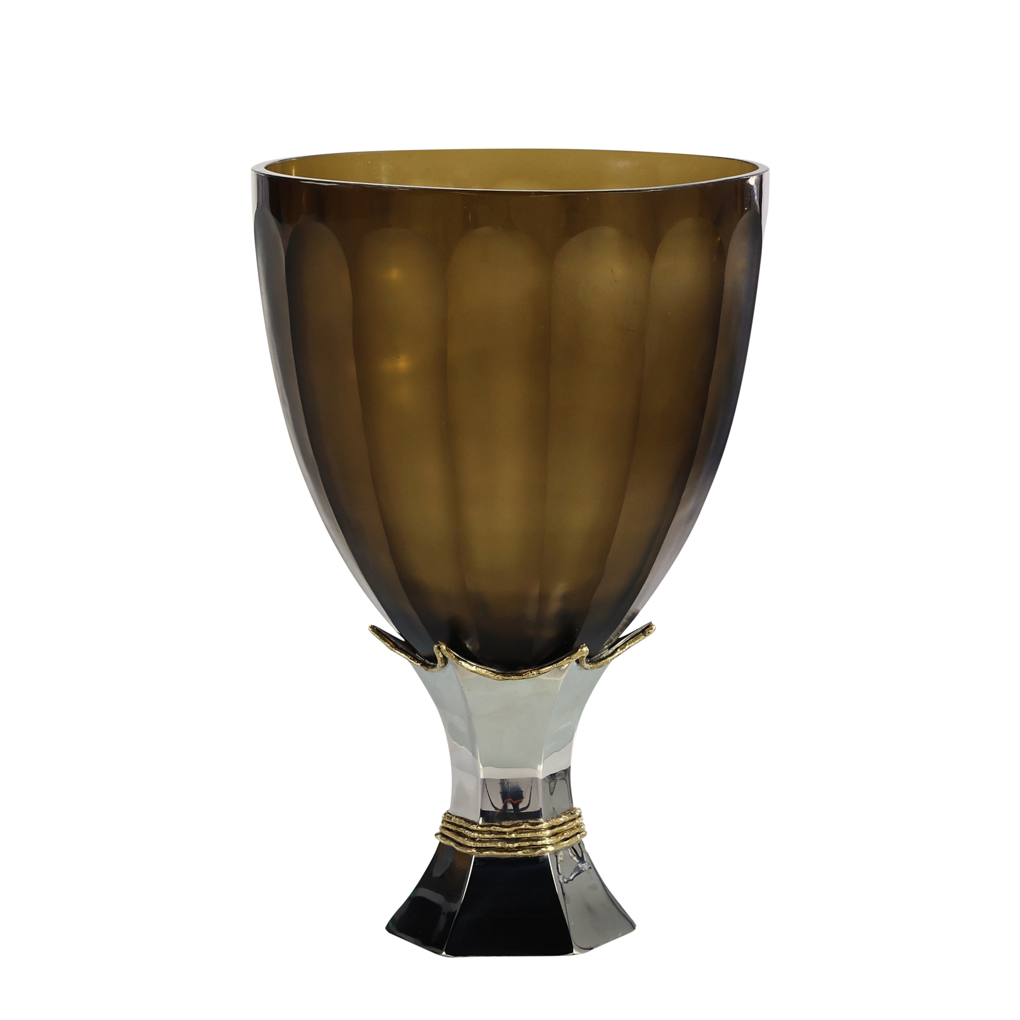 Glass Chalice Vase, Large