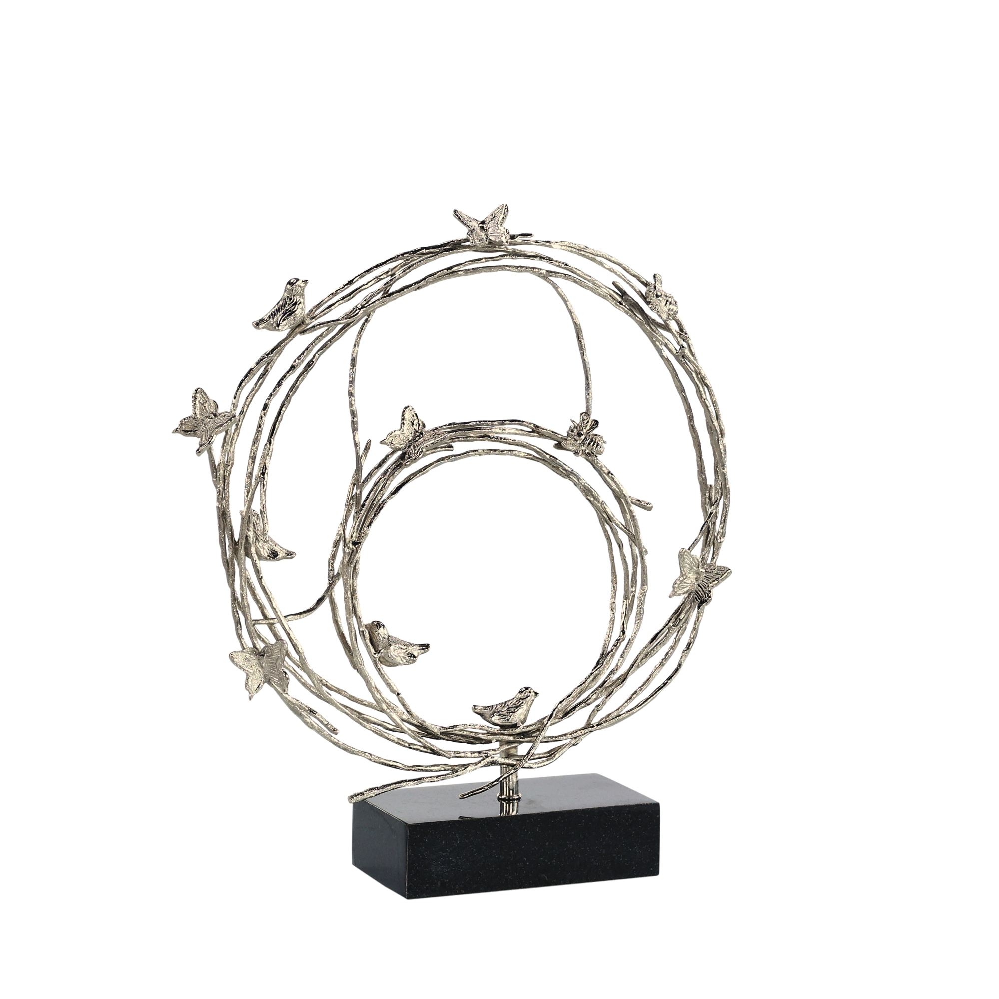 Roost Sculpture, Small Nickel