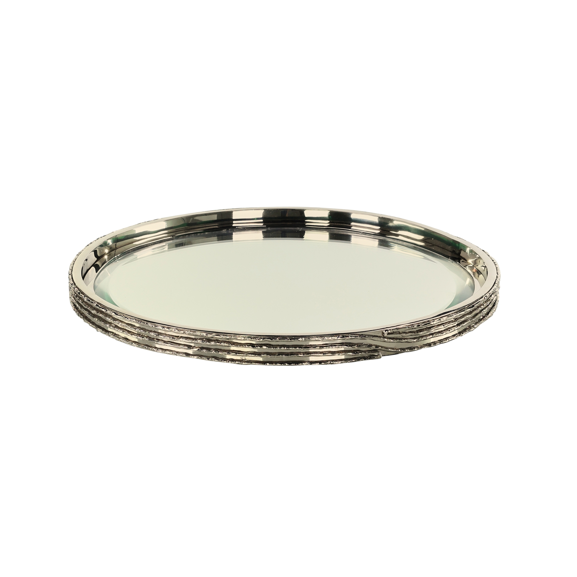 Ringed Tray, Small Nickel