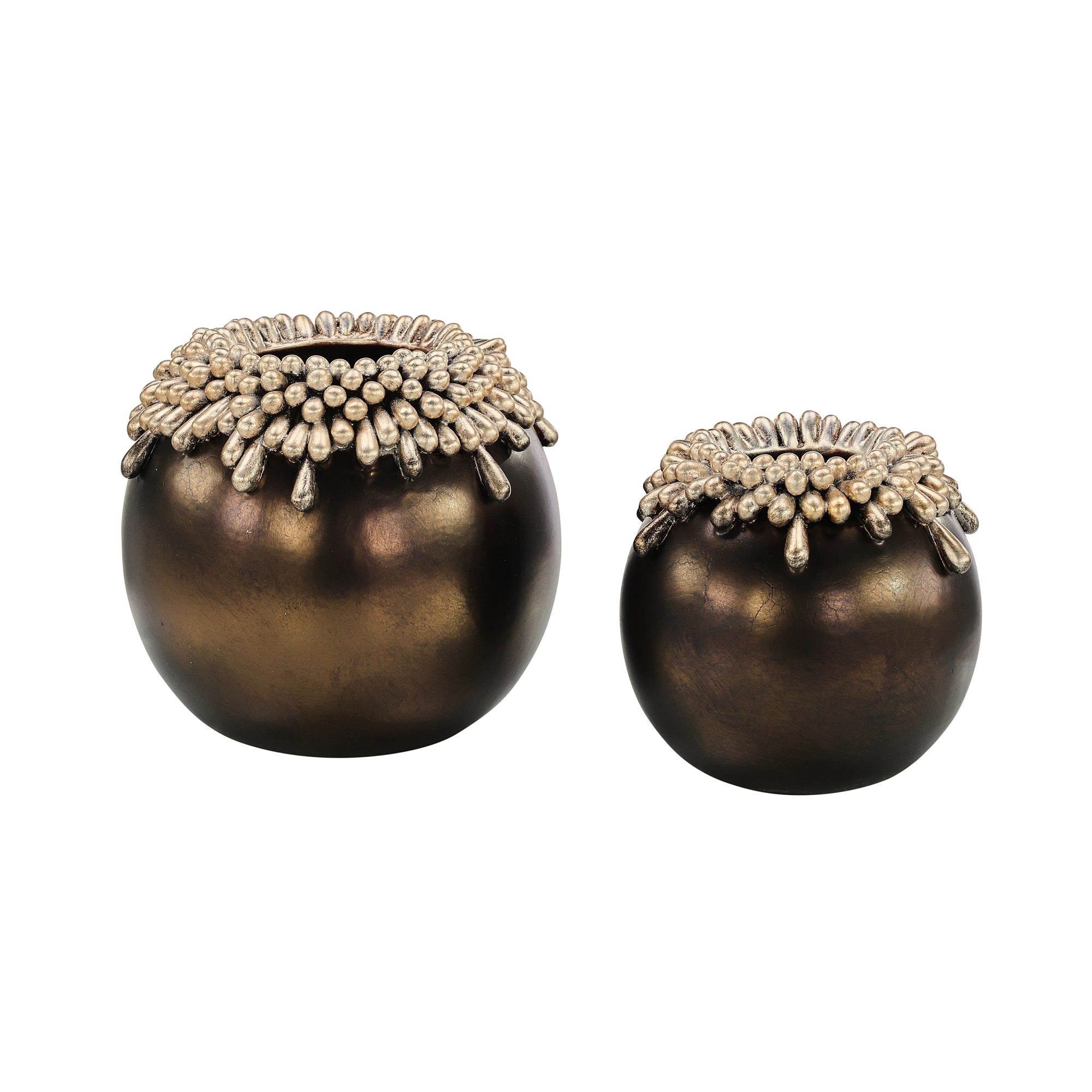 Brigid Vases, Set of 2 Bronze