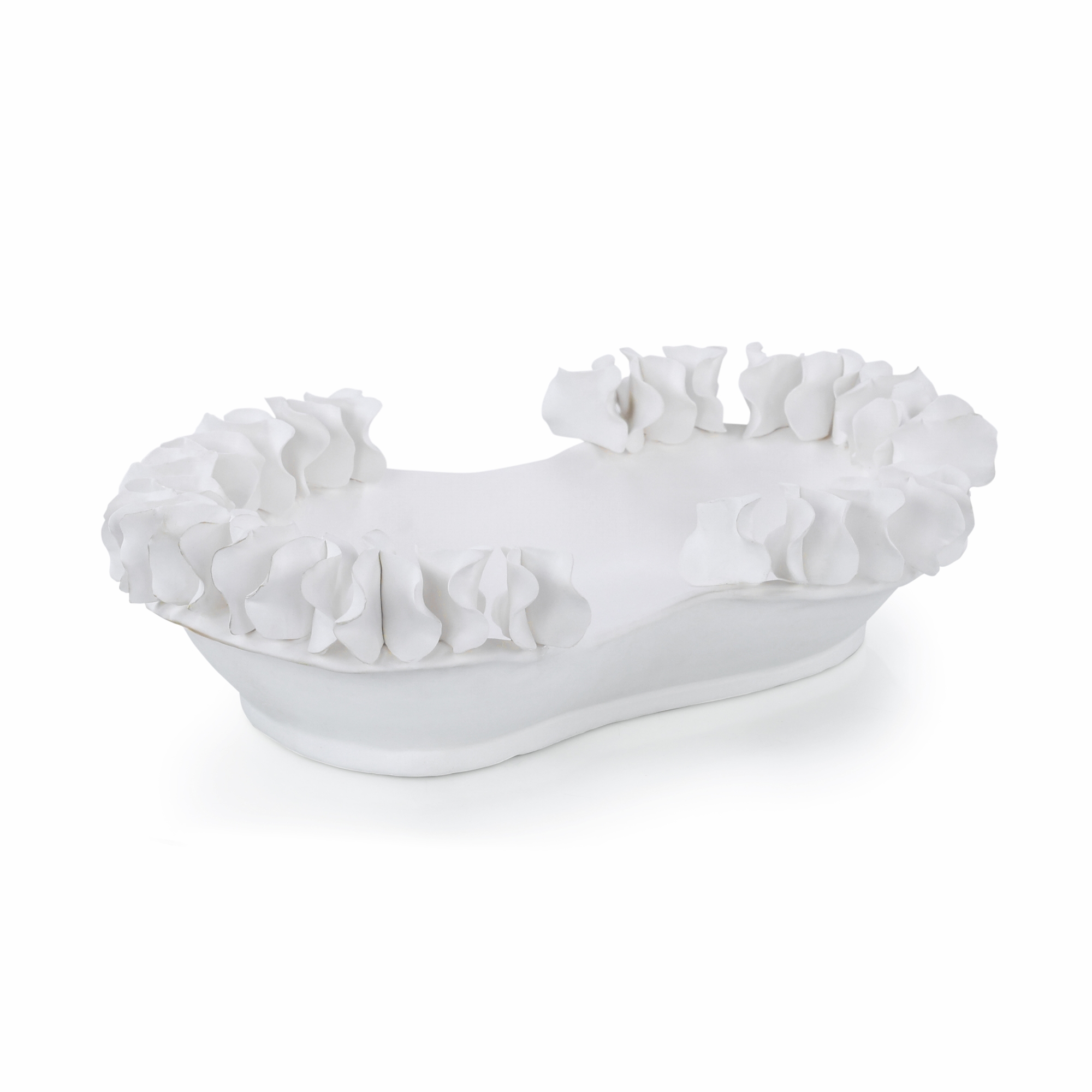 Porcelain Ruffles Bowl