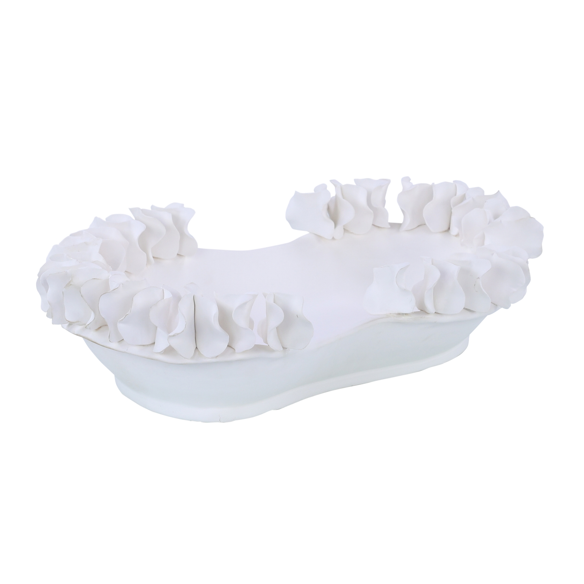 Porcelain Ruffles Bowl