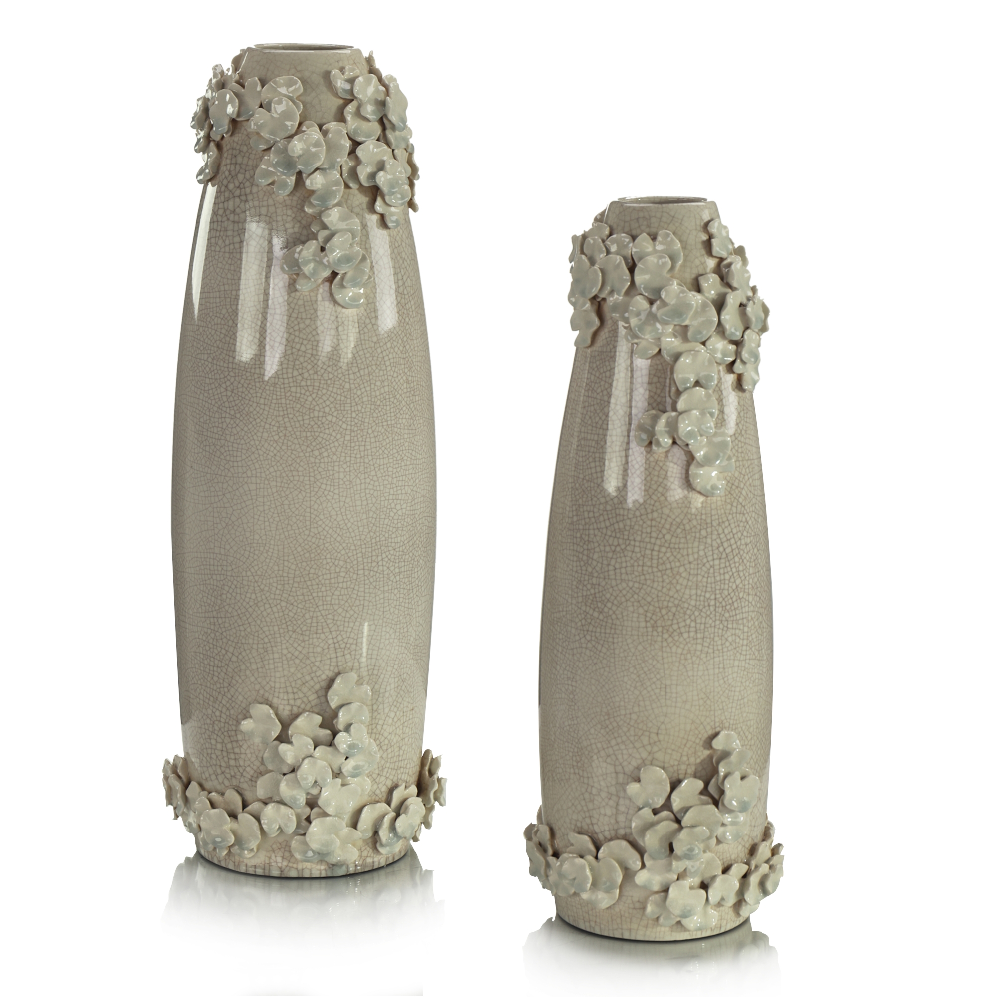 Lichen Vases, Set of 2