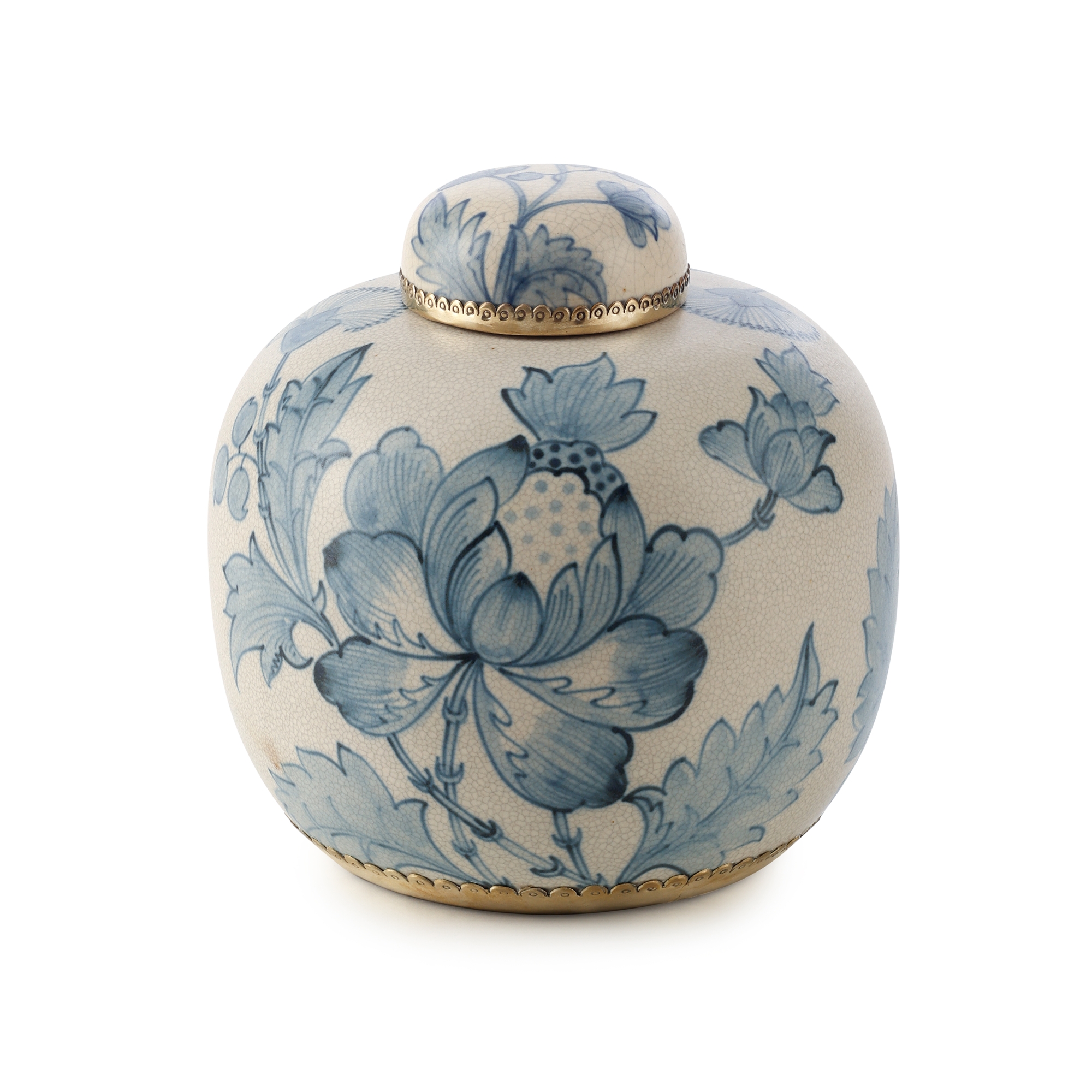 Lidded Bloom Jar, Wide