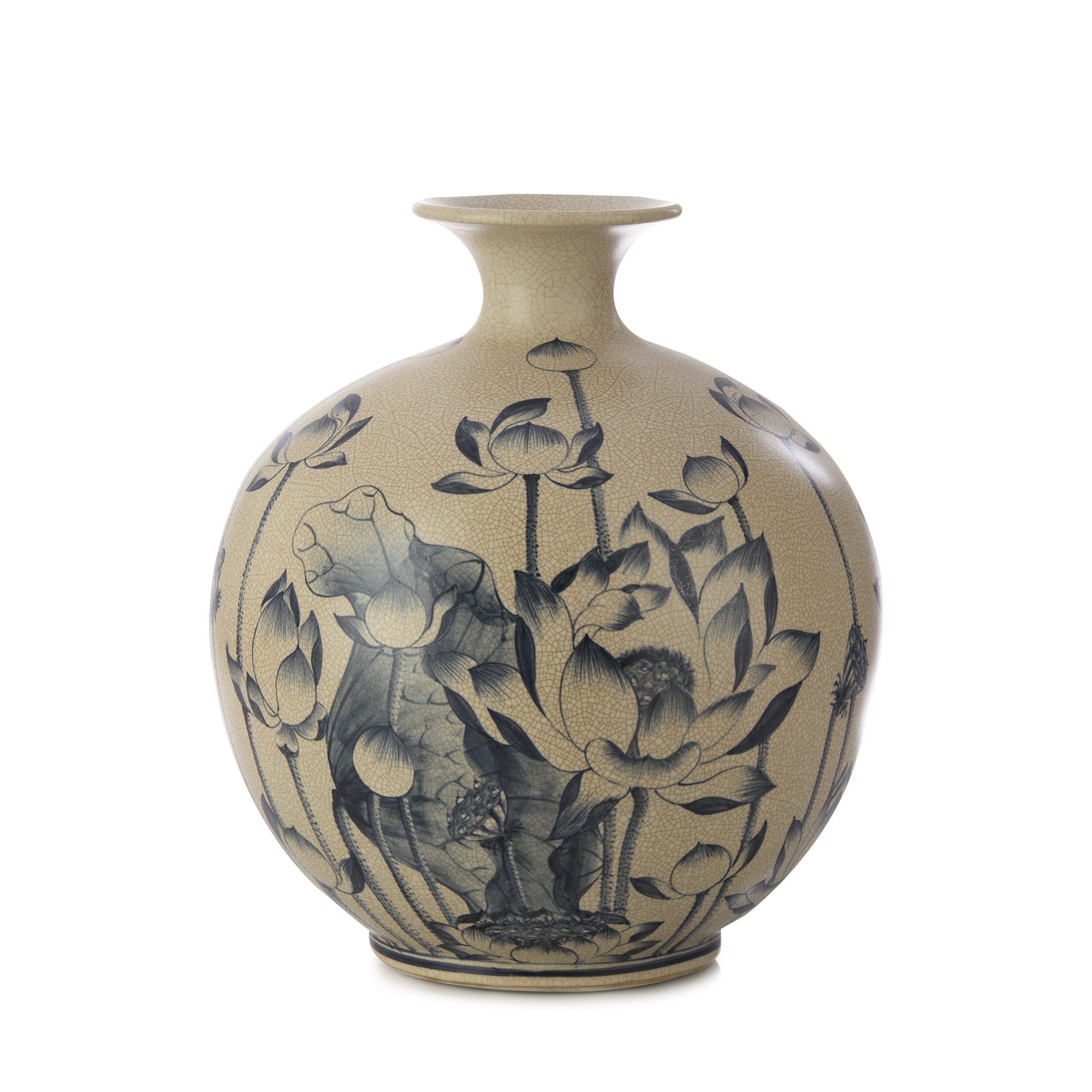 Blue Lotus Vase