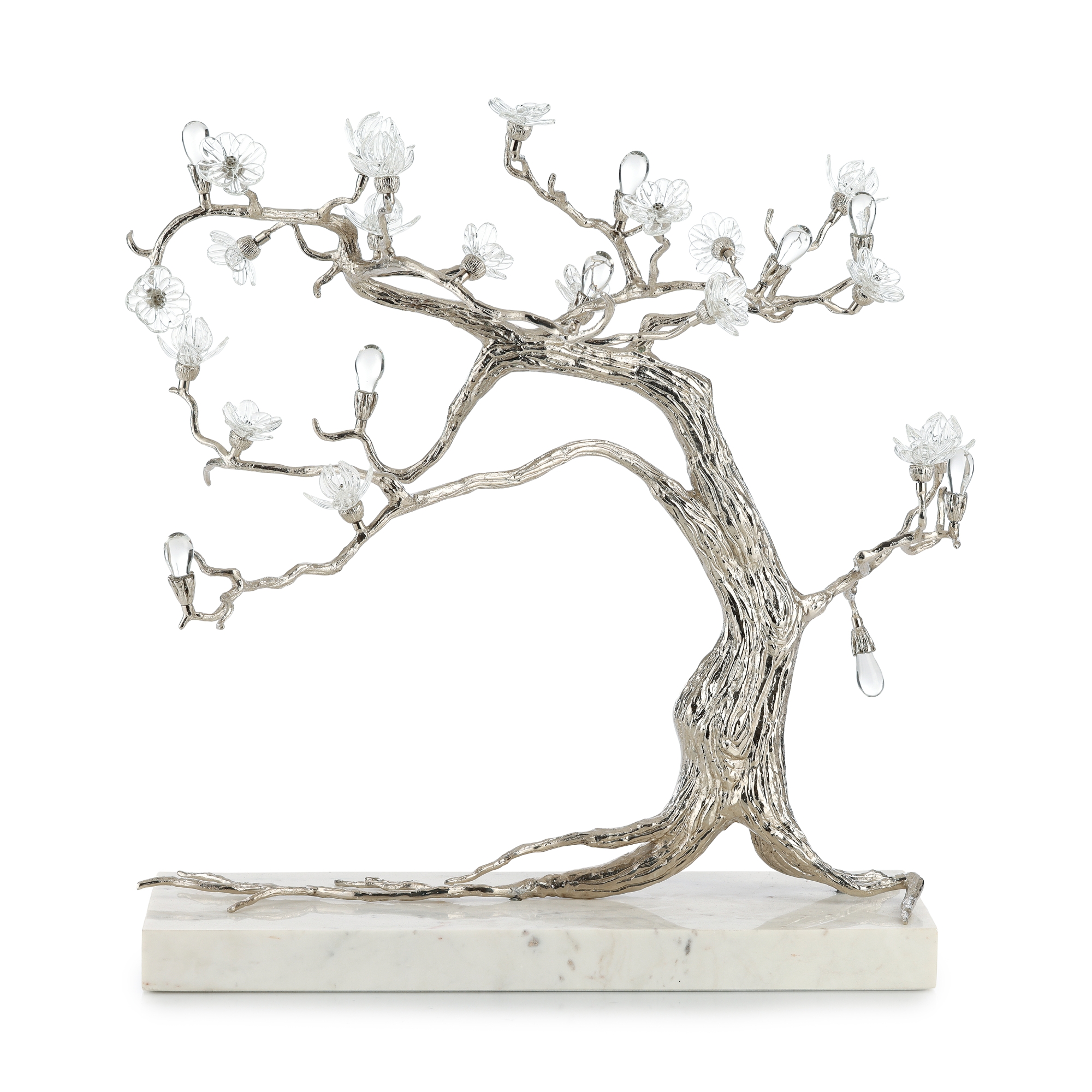 Sakura Sculpture on Marble, Nickel