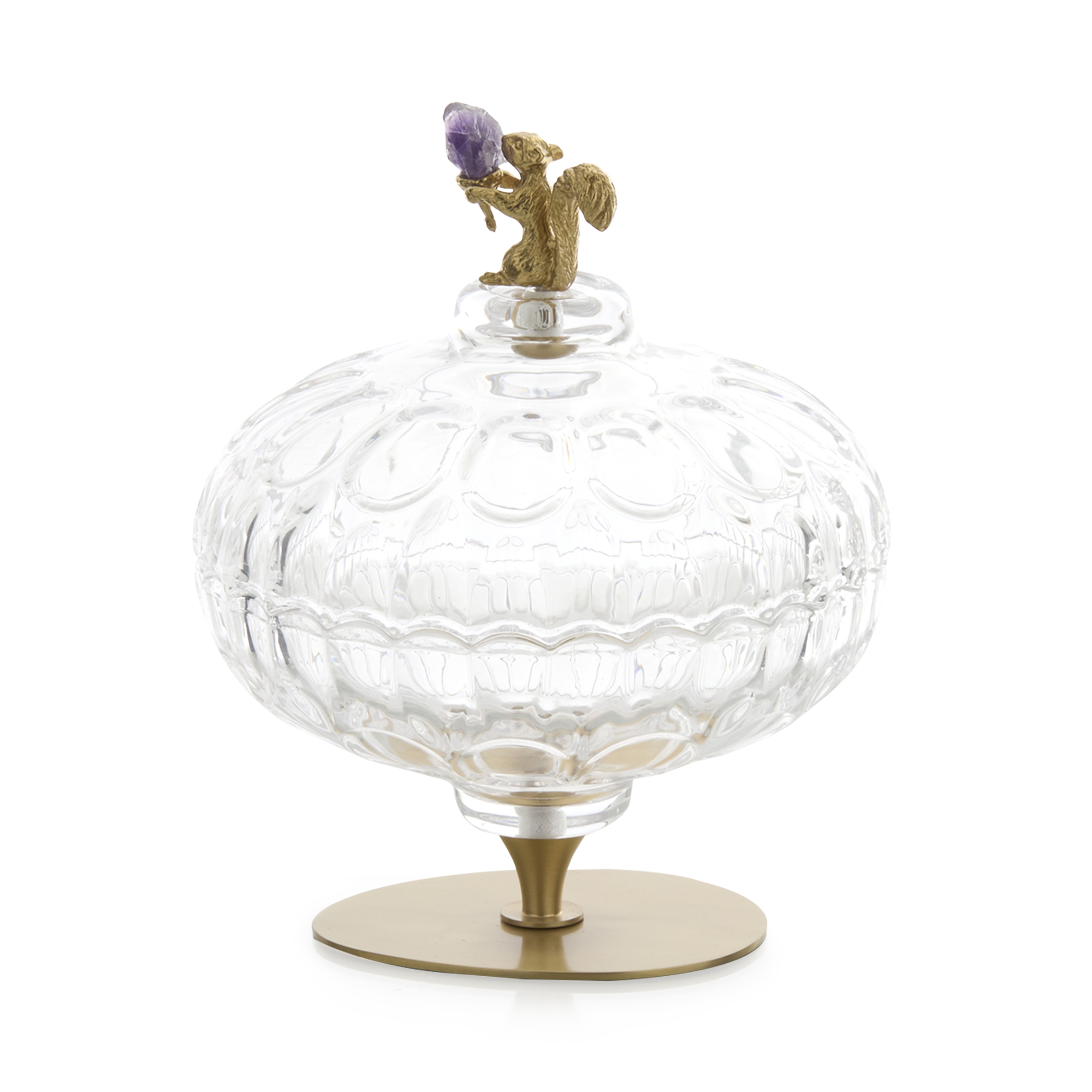 Brass Squirrel Perfume Bottle