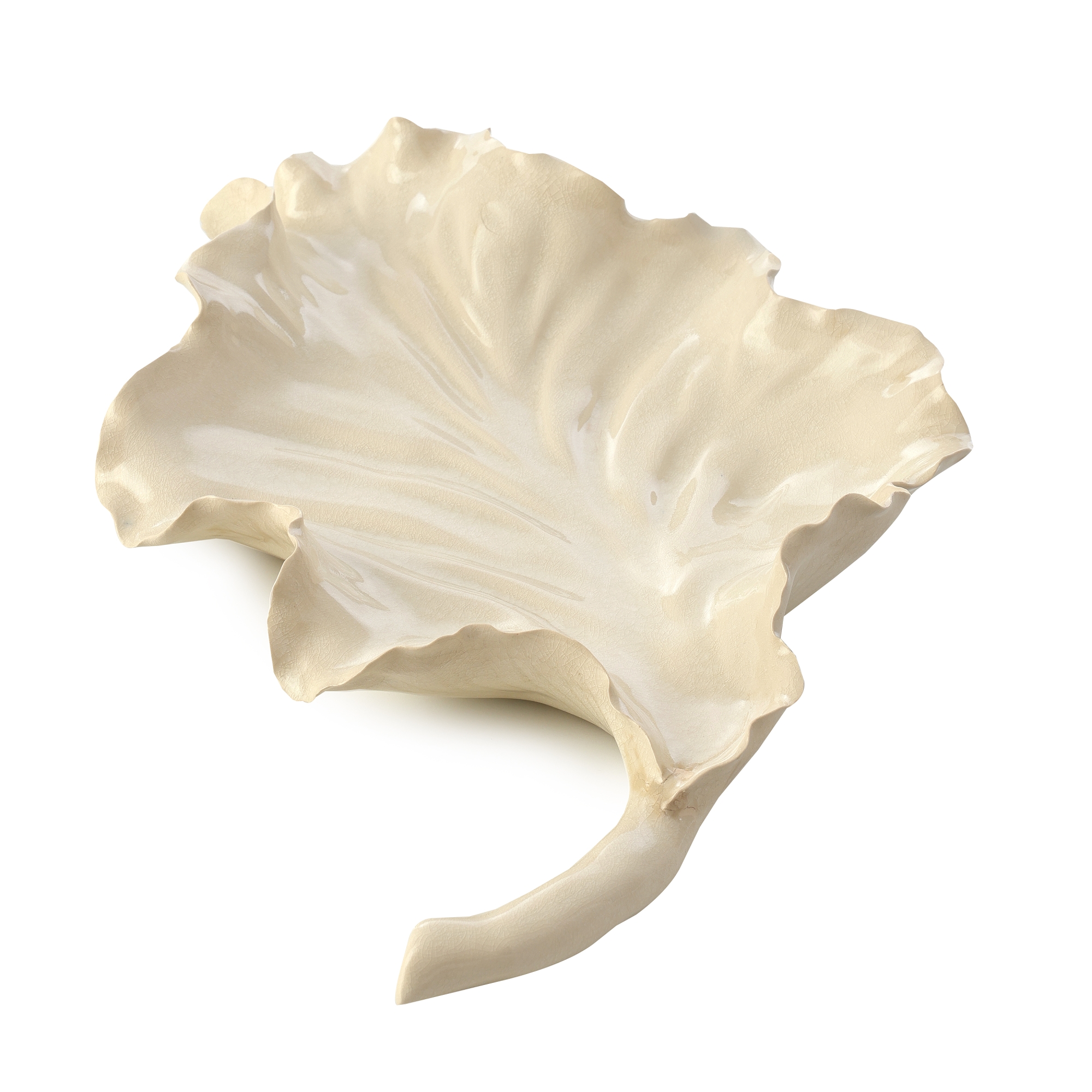 Porcelain Leaf Bowl, Medium