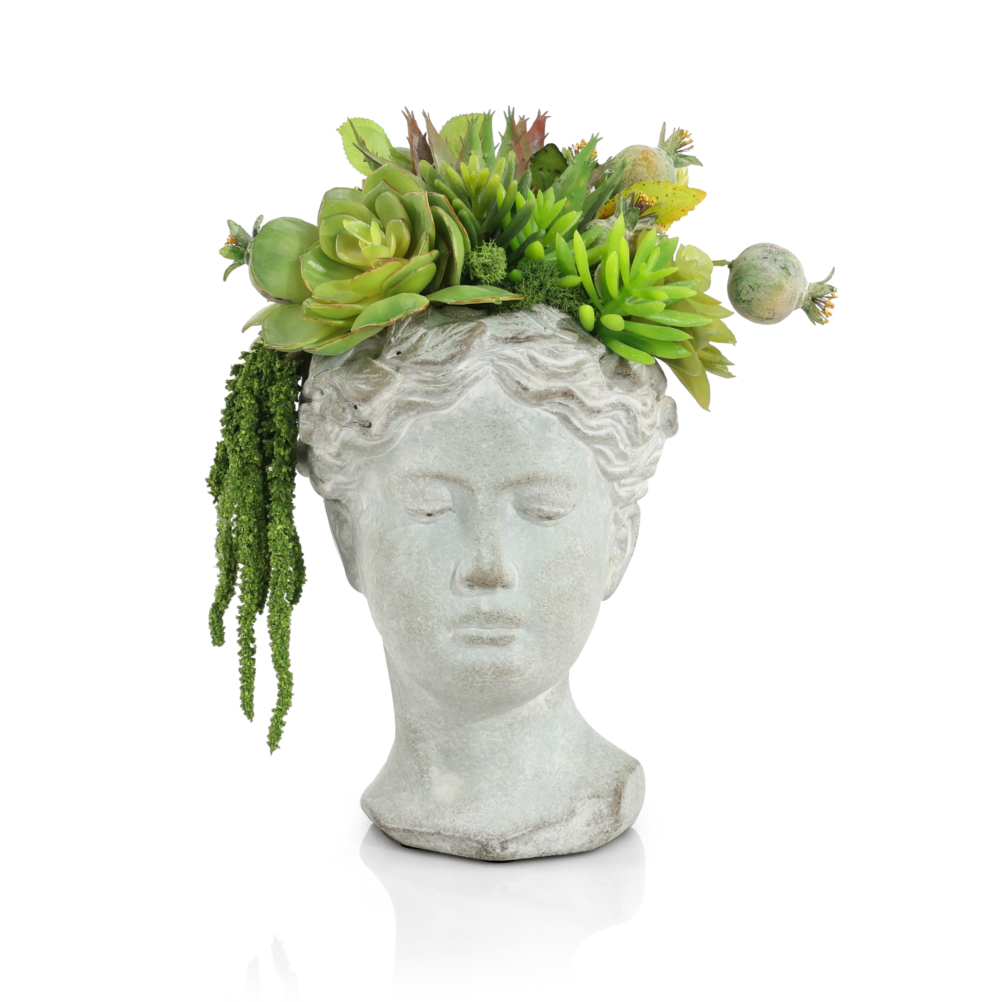 Grecian Head Vase