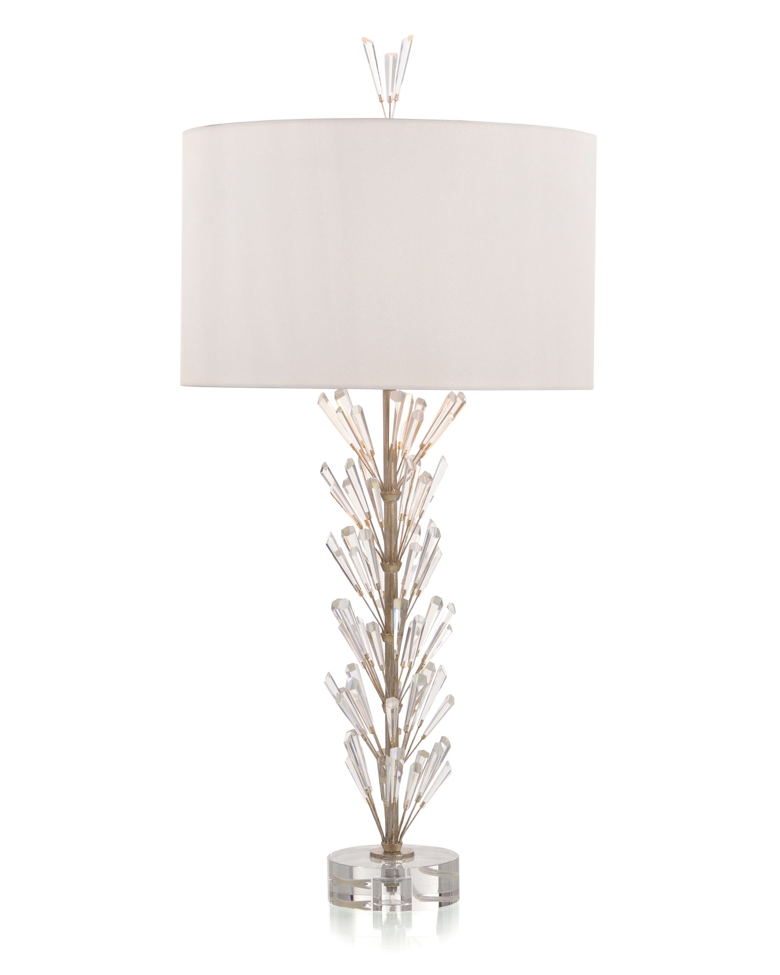 Luna:  Crystal Wand Table Lamp