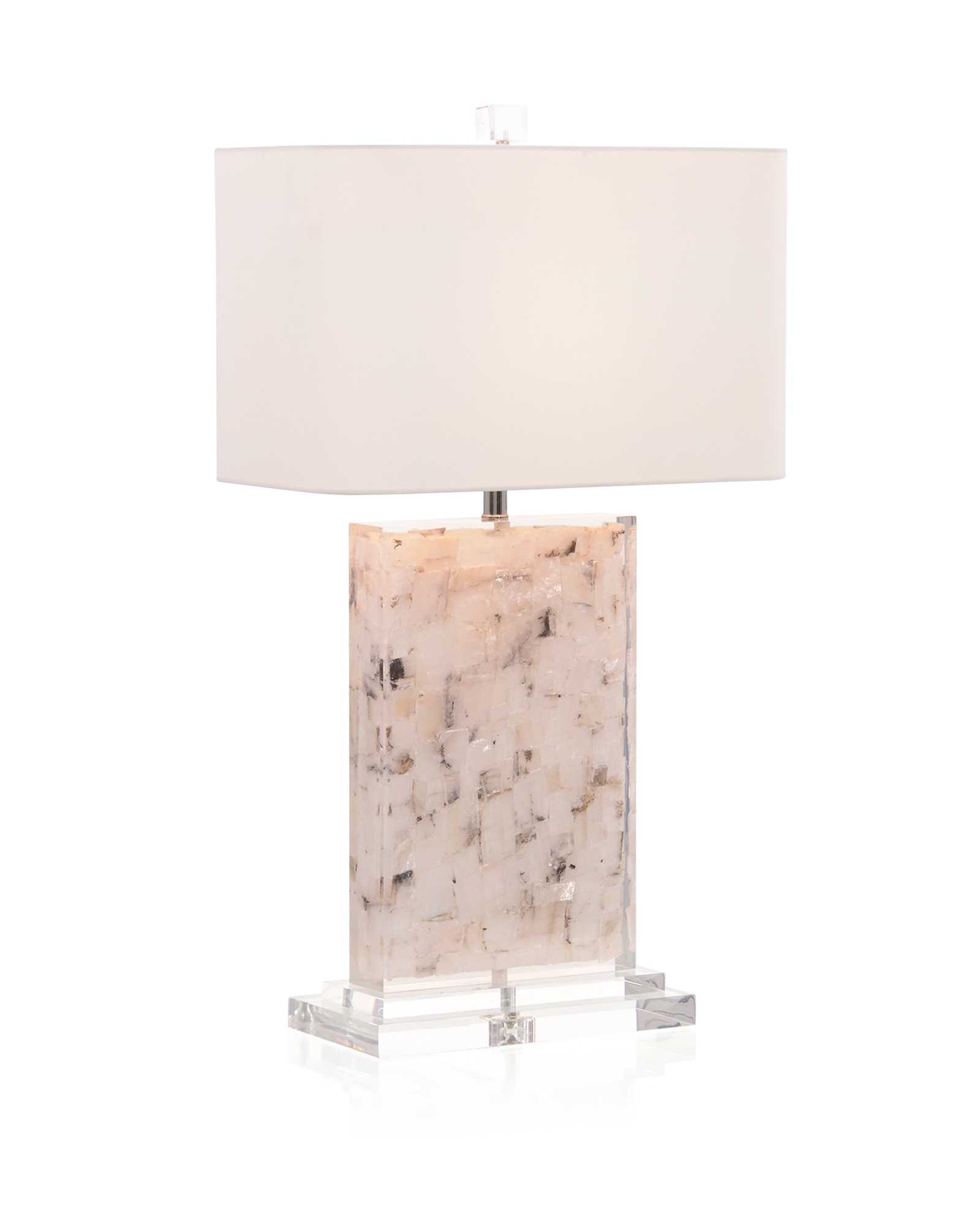 Suspended Calcite Table Lamp