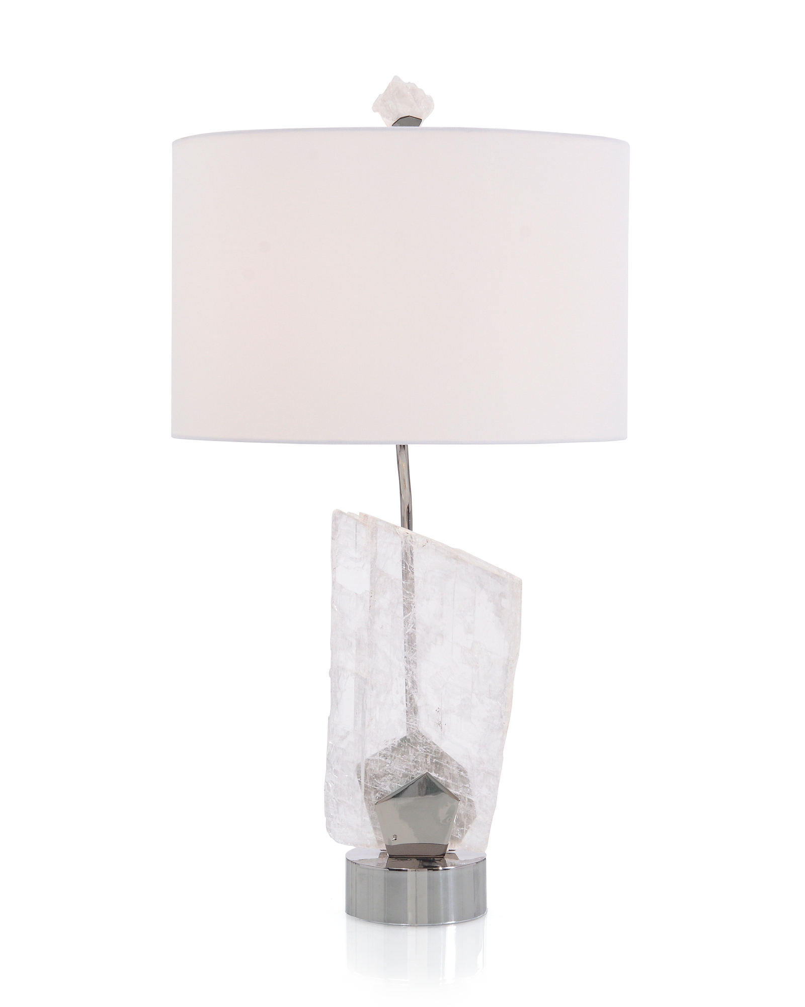 Selenite Table Lamp