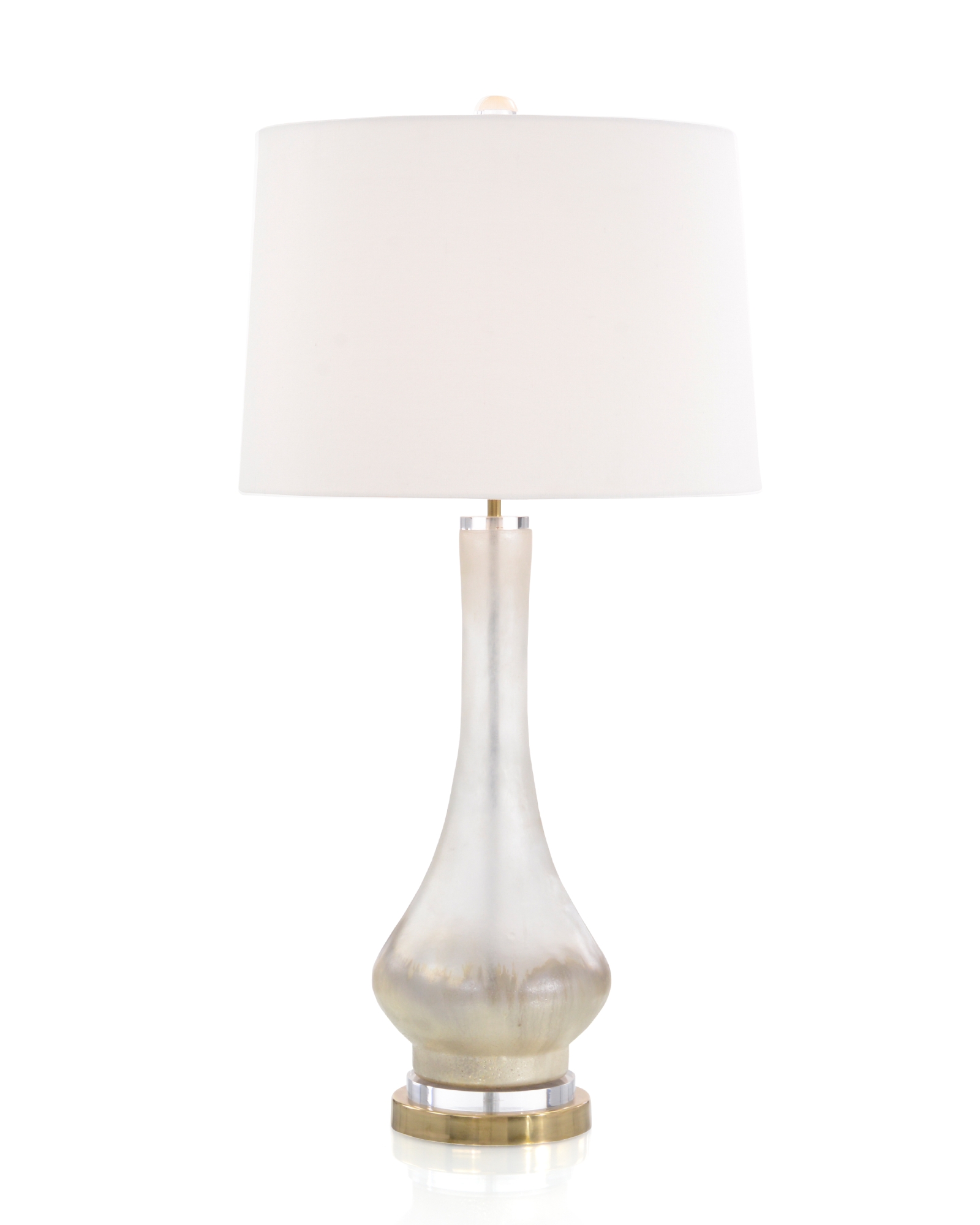 Luminescent White Table Lamp