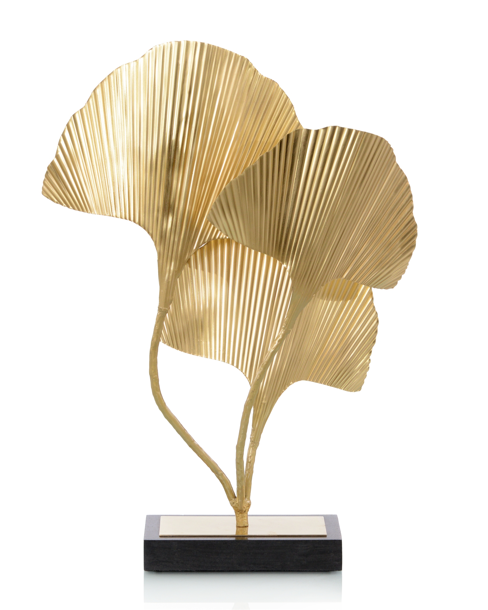 Shadows of the Ginkgo Leaf Torchiere Lamp