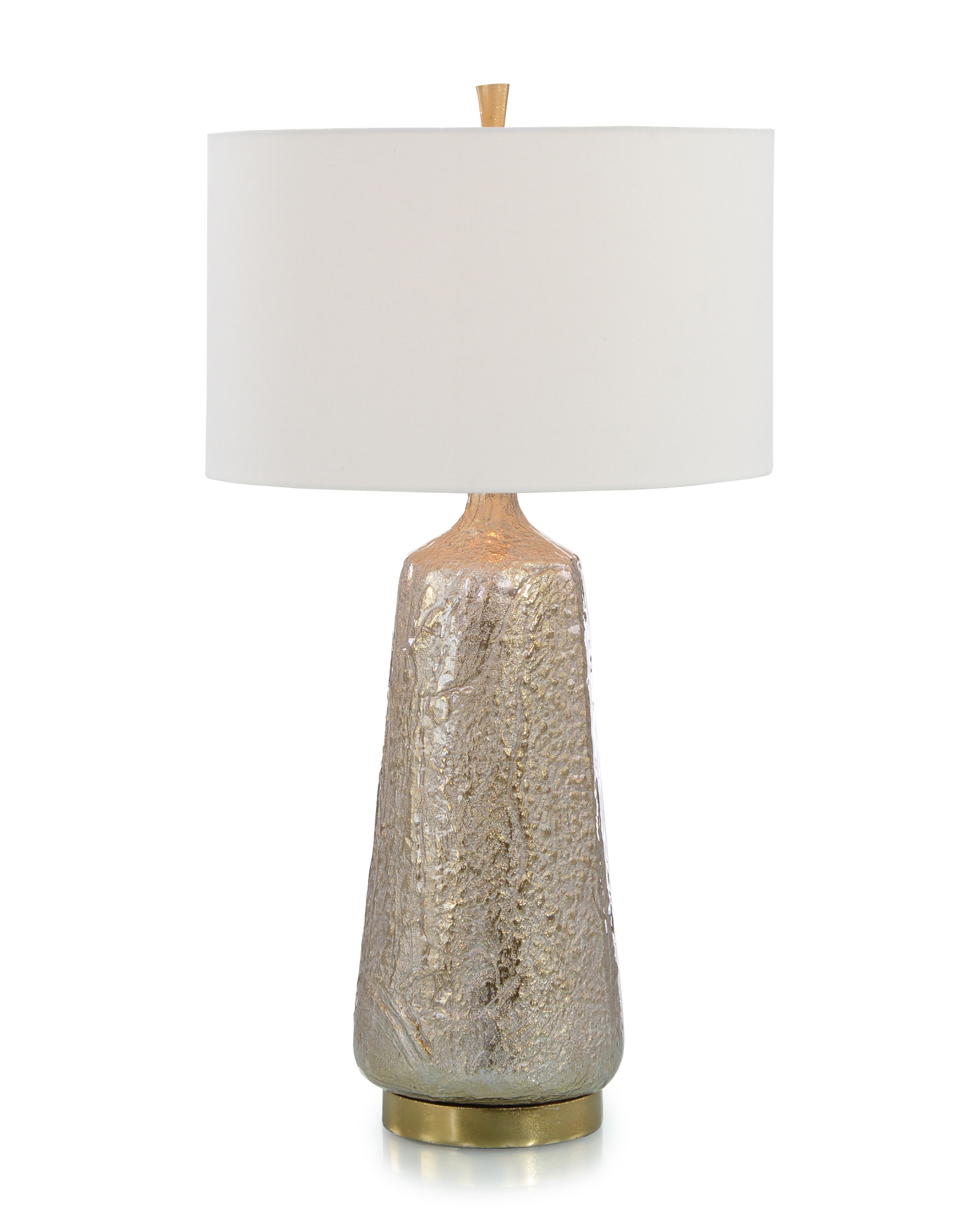 Champagne Enameled Table Lamp