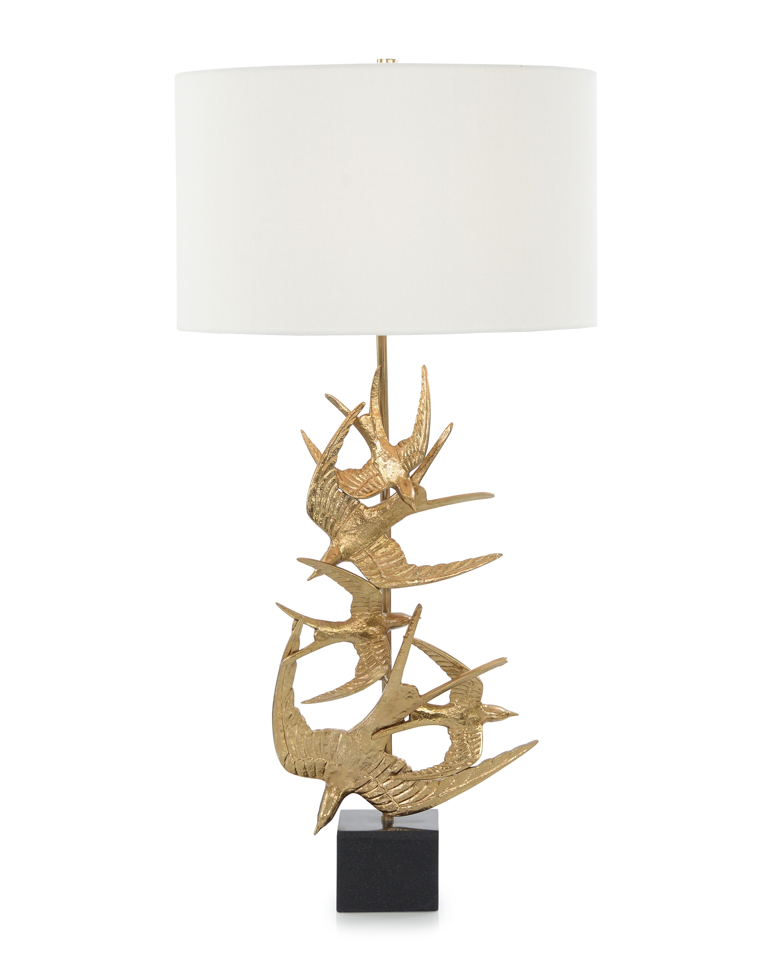 Swallows in Flight Table Lamp