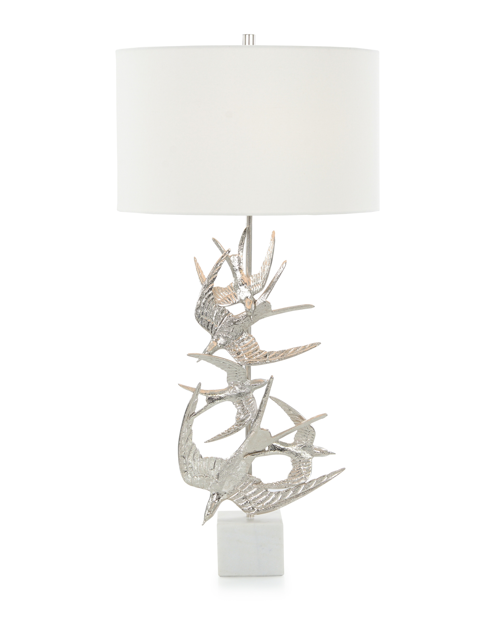 Swallows in Flight Table Lamp