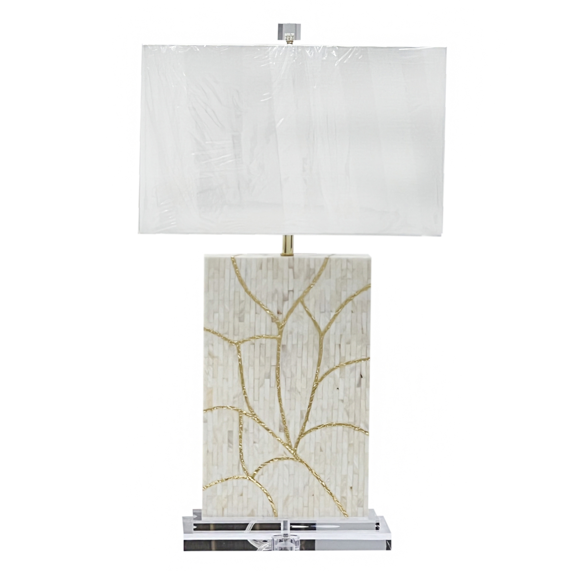 Astilla Table Lamp, Pearlescent