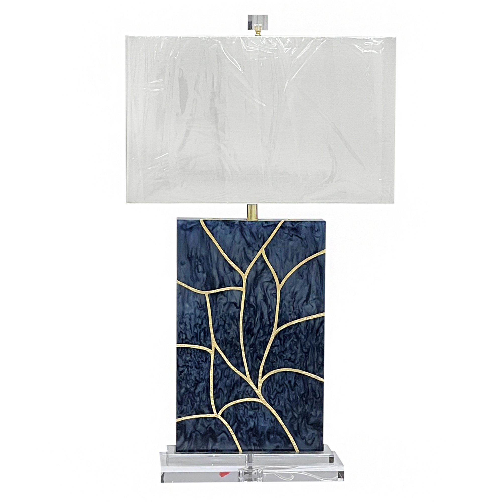 Astilla Table Lamp, Blue