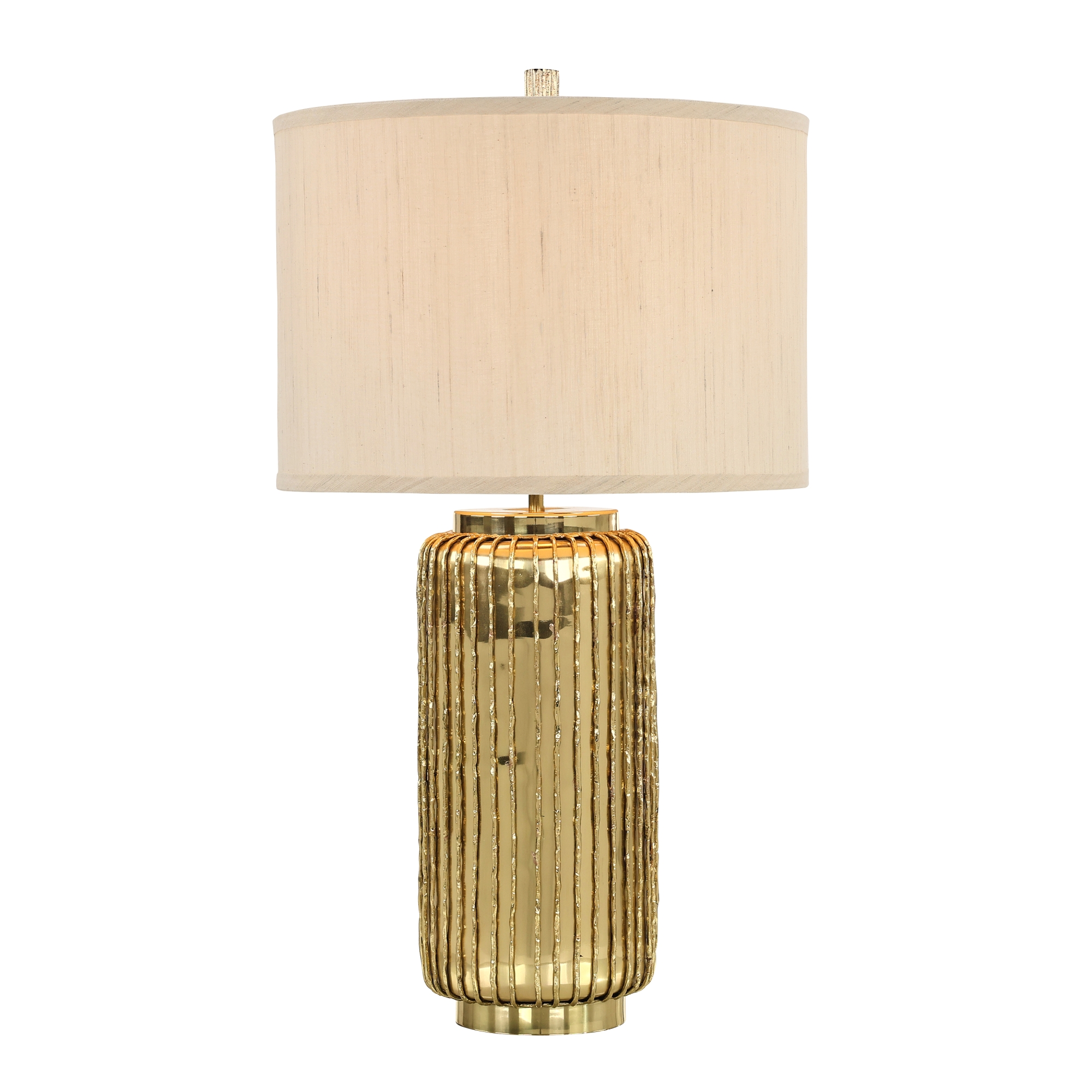 Crista Table Lamp, Brass