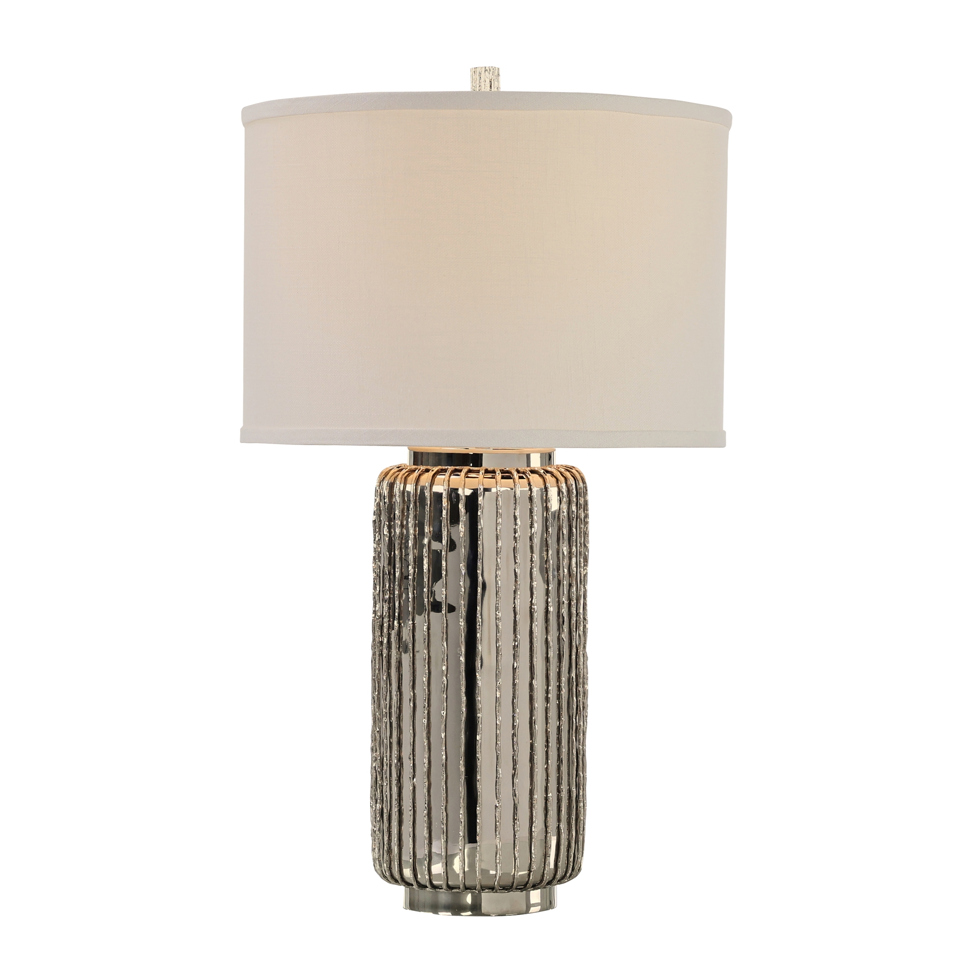 Crista Table Lamp, Nickel