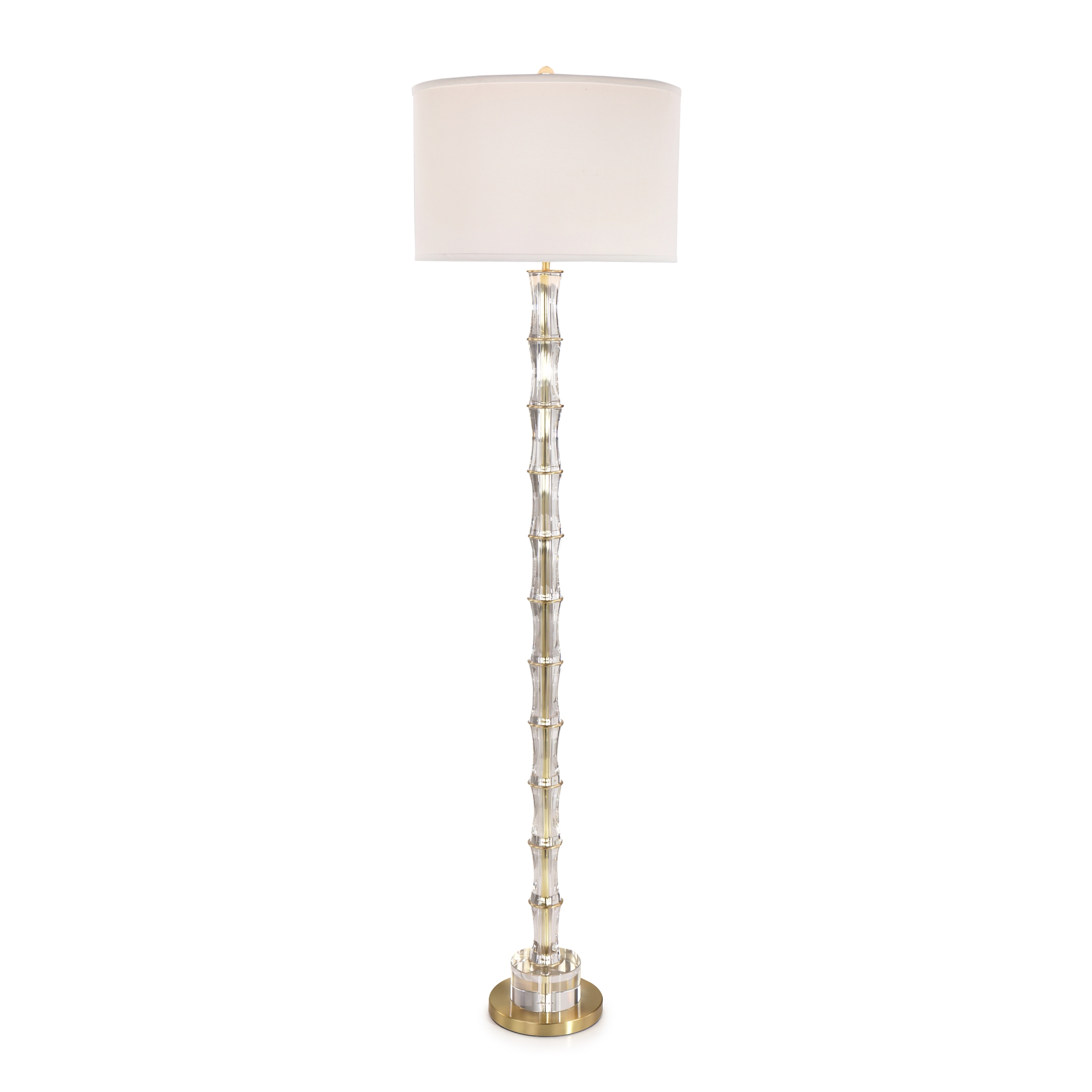 Crystal Bamboo Floor Lamp