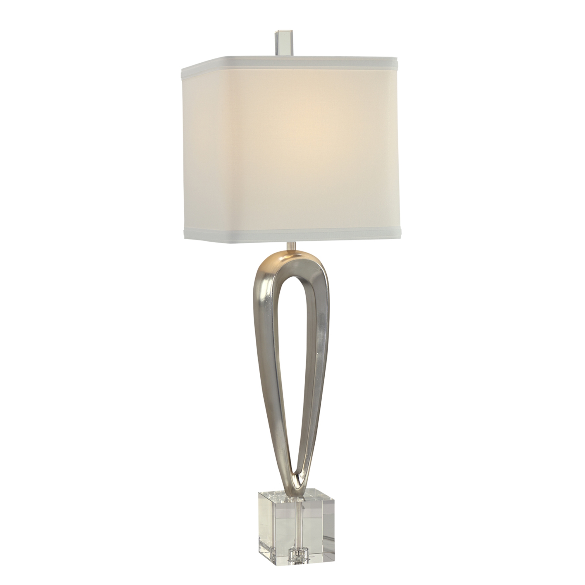 Stiletto Table Lamp, Nickel