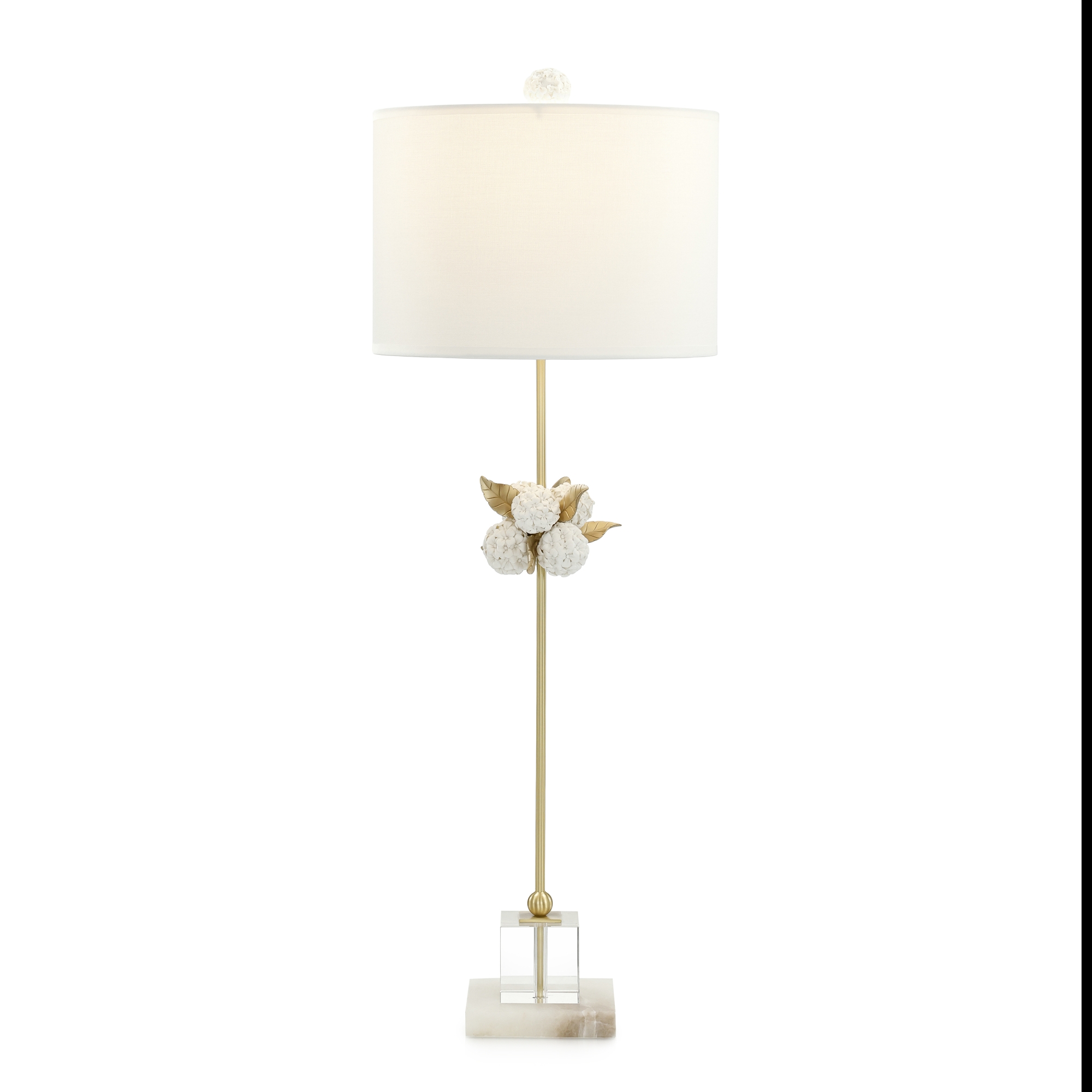 Sculpted Bloom Buffet Lamp