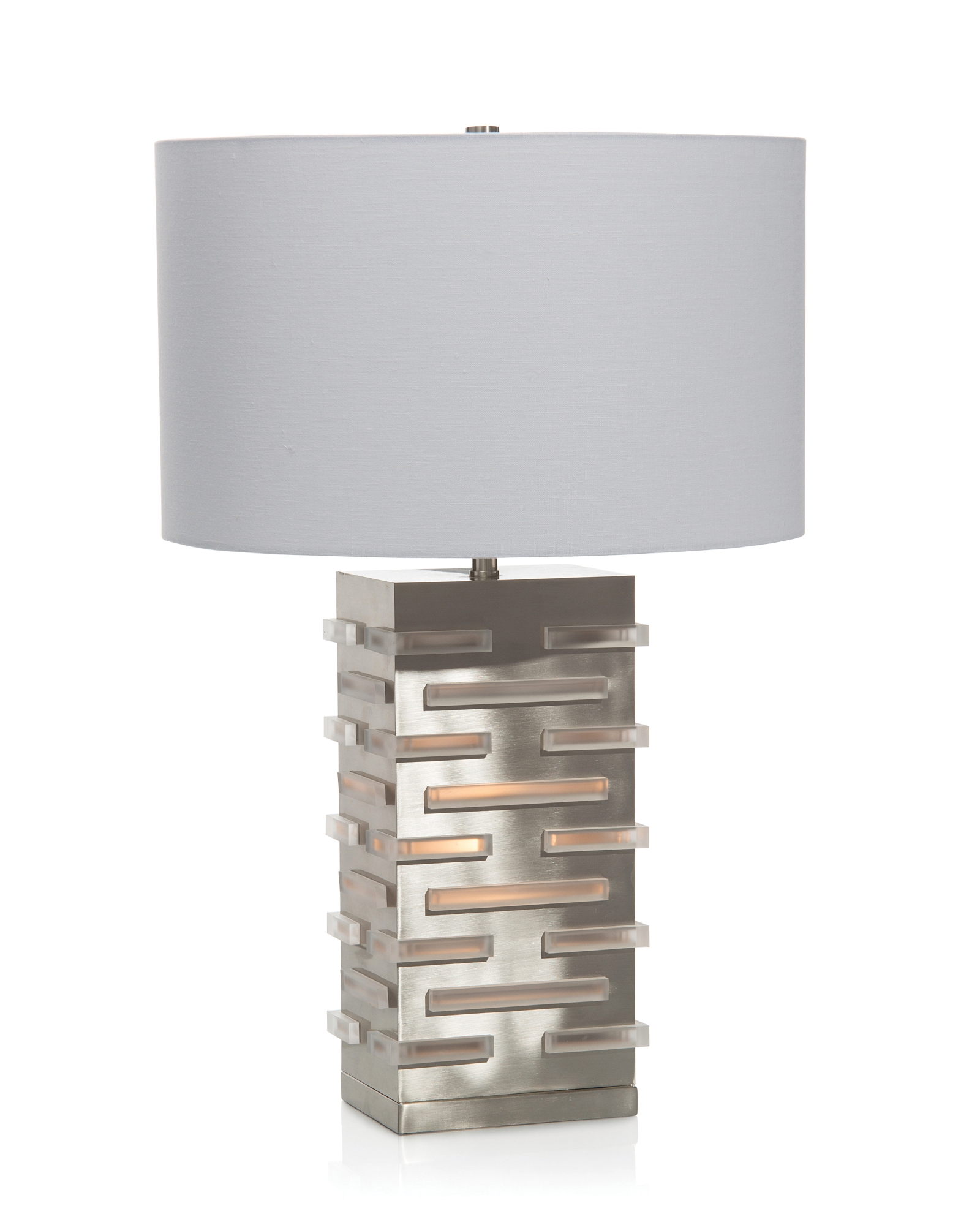 Acrylic Block Illuminating Table Lamp