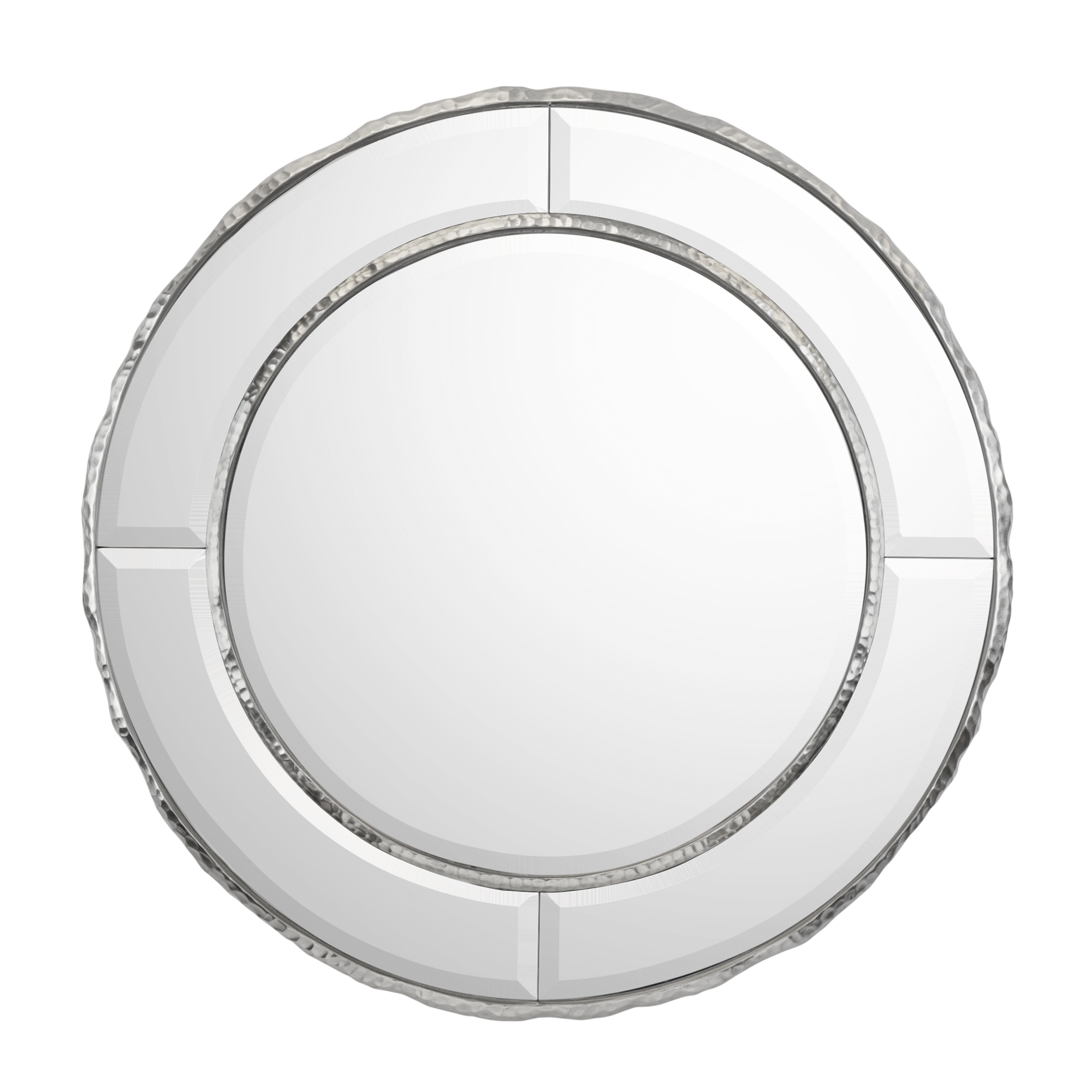 Orden Mirror, Round Silver