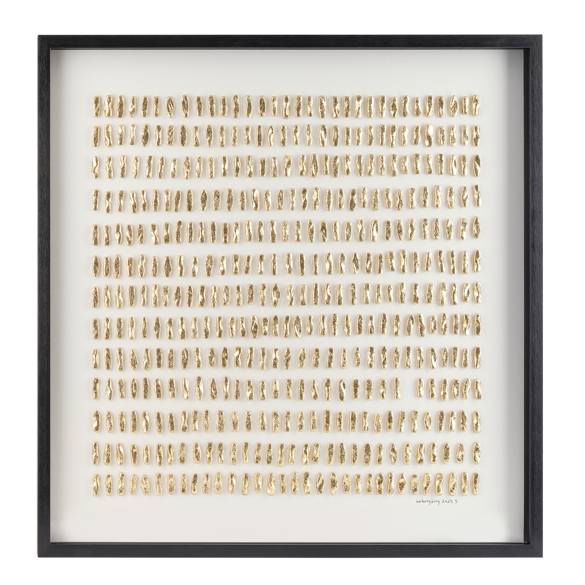 He Hongbing's Gilded Grid I